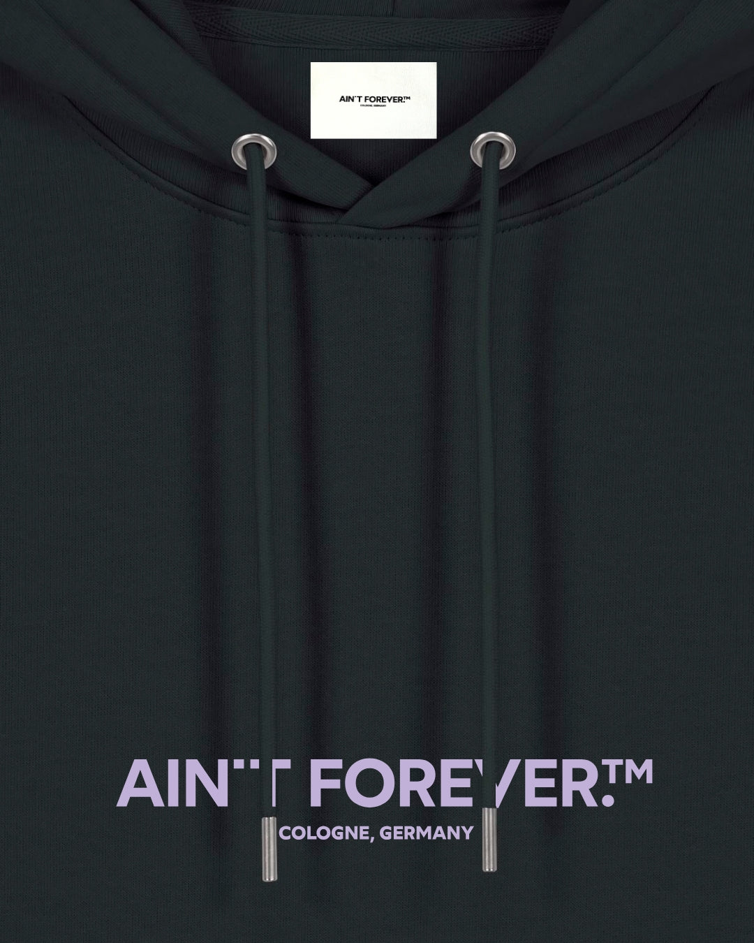 THE DEPARTURES HOODIE (BLACK / LAVENDER)