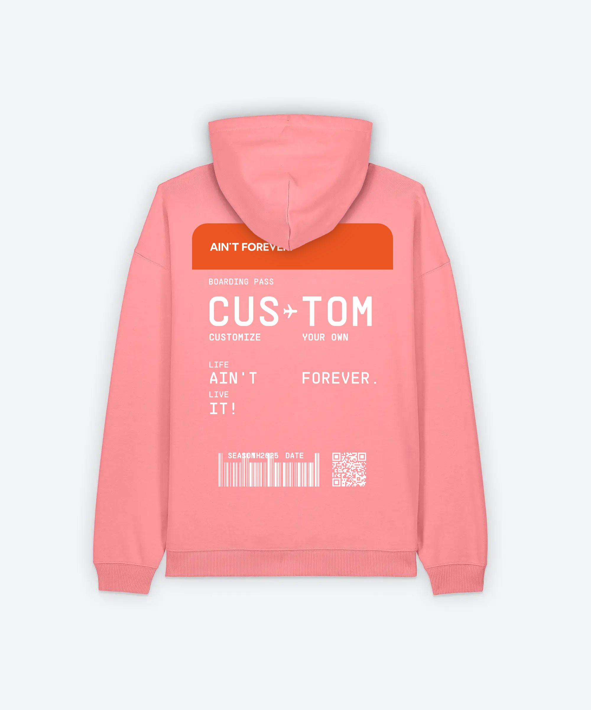 BOARDING PASS HOODIE
