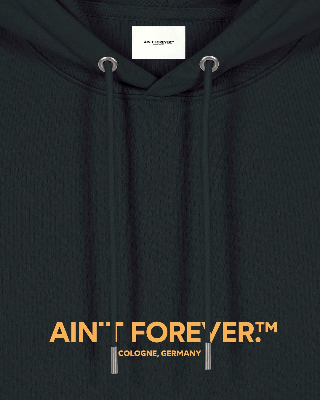 THE DEPARTURES HOODIE (BLACK / ORANGE)