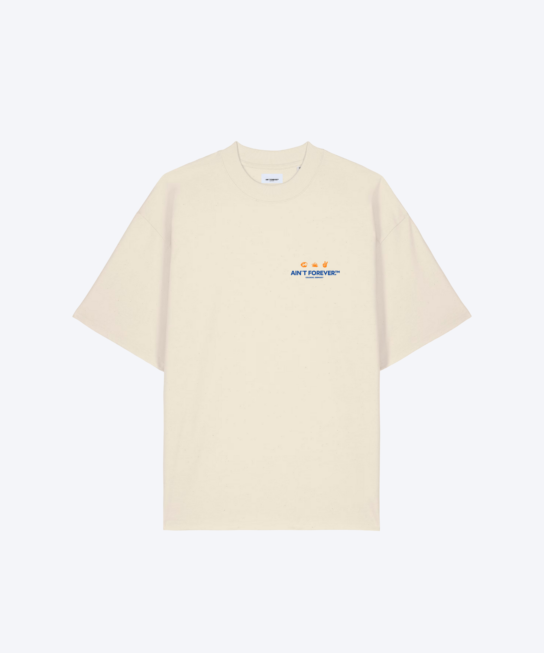 THE "HOT GIRLS DRINK TEQUILA" T-SHIRT (CREME/BLUE/ORANGE)