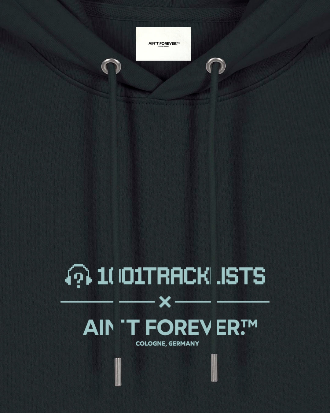 THE BPM HOODIE (BLACK / ORANGE / 1001TRACKLISTS)