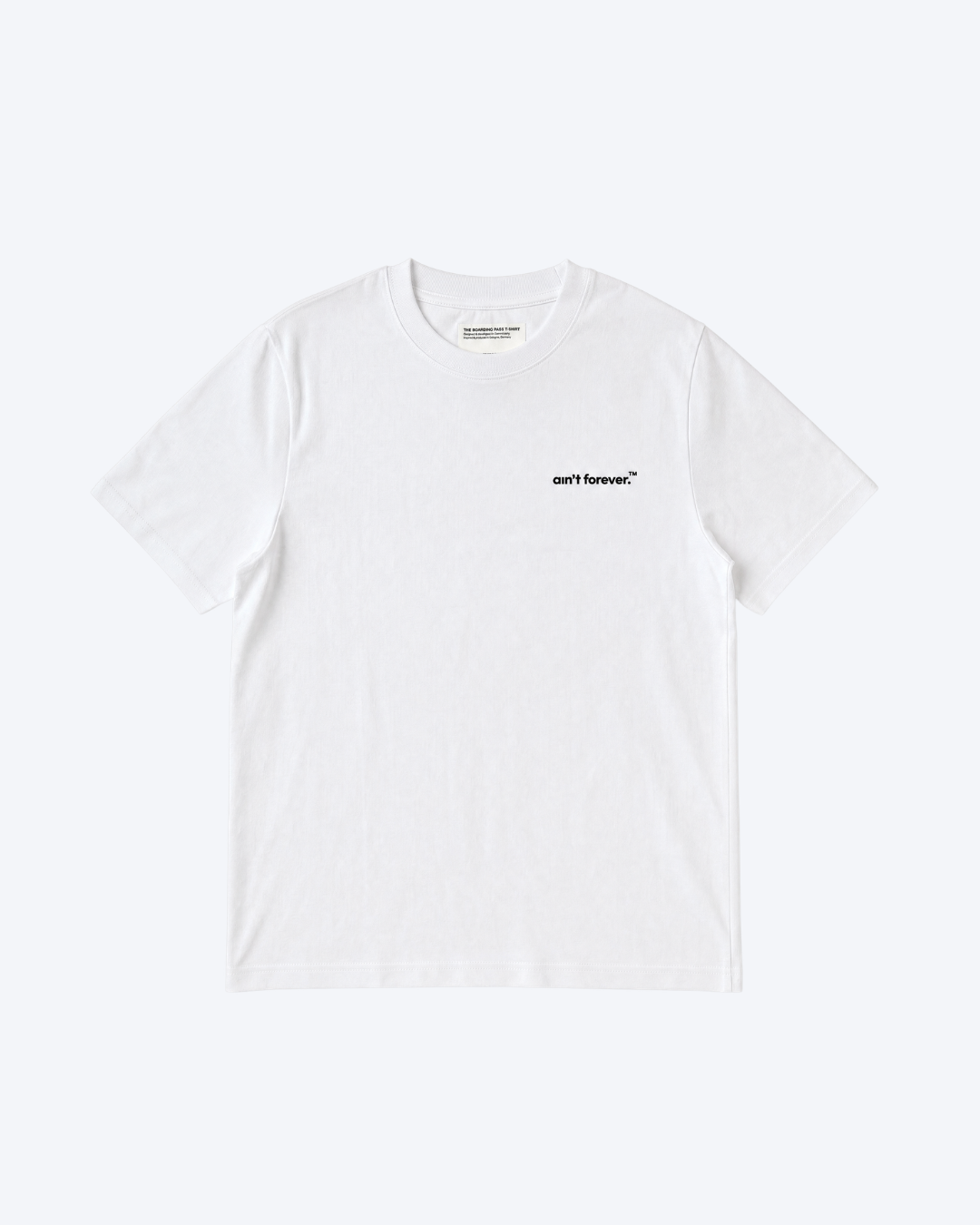 REGULAR FIT: NEON BOARDING PASS T-SHIRT