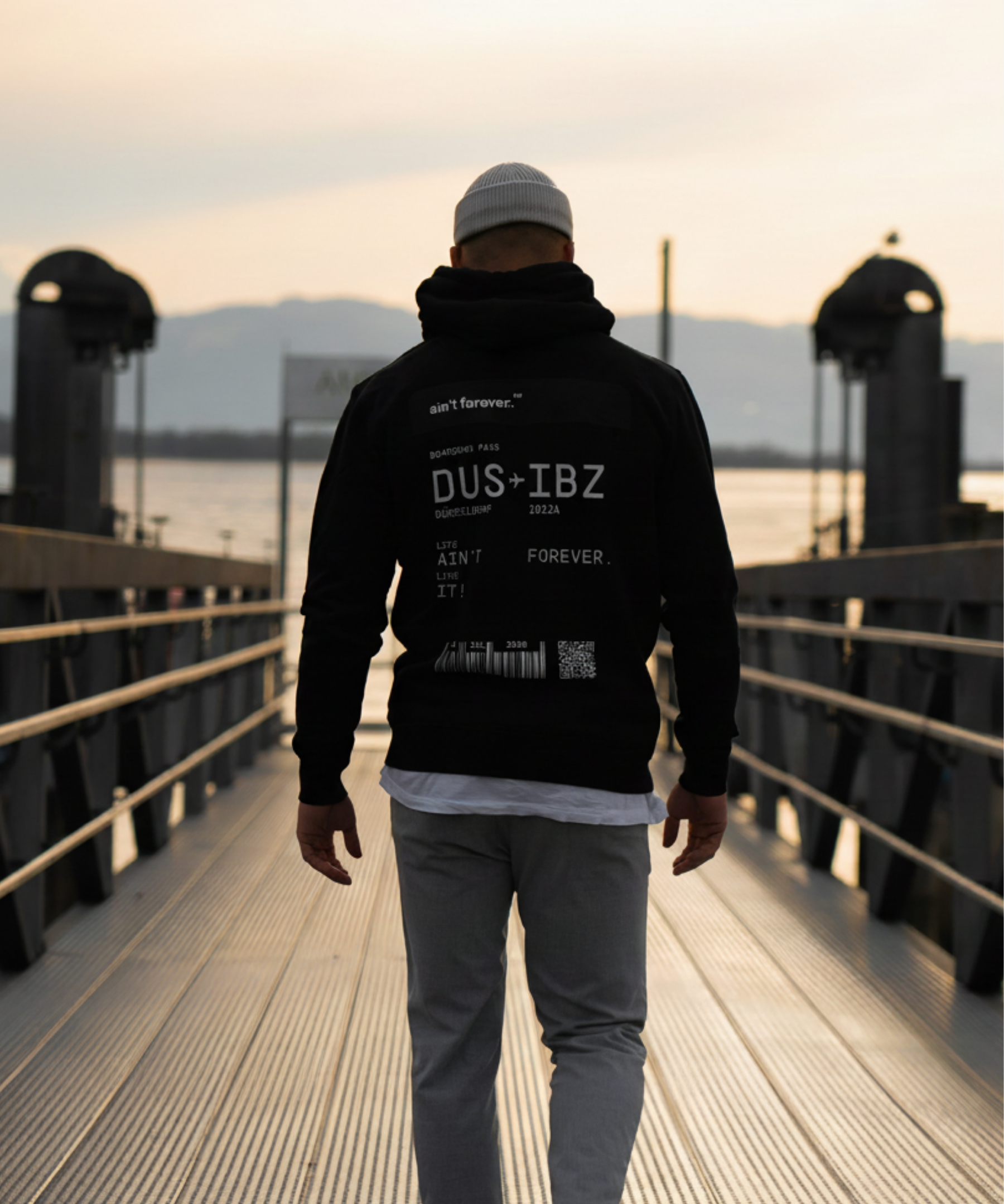 THE BOARDING PASS HOODIE