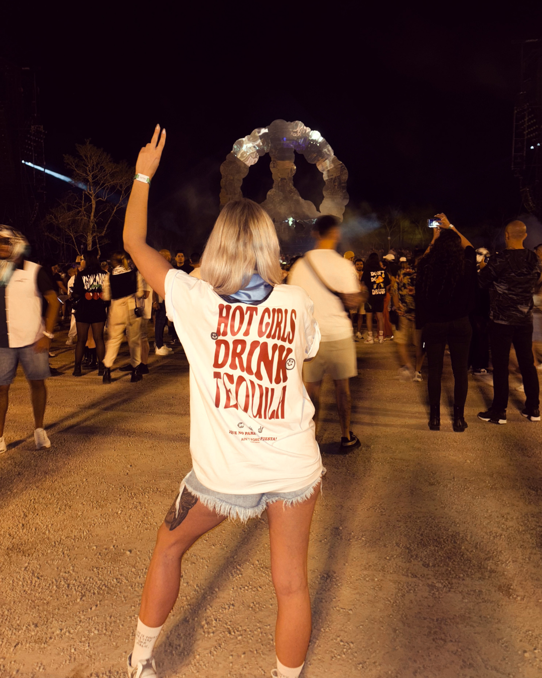 THE HOT GIRLS DRINK TEQUILA T-SHIRT