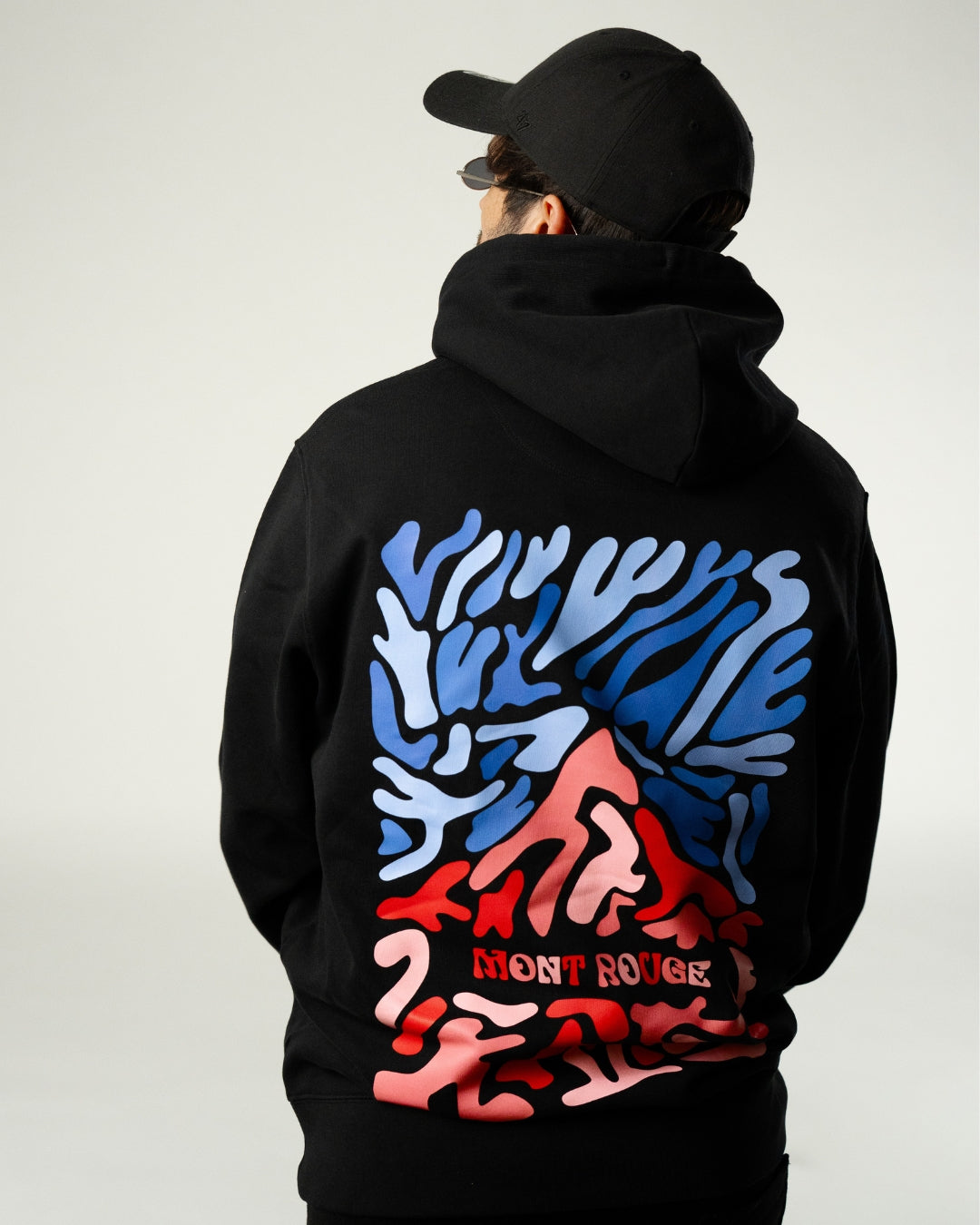 LE MONT ROUGE HOODIE (BLACK / MONT ROUGE)