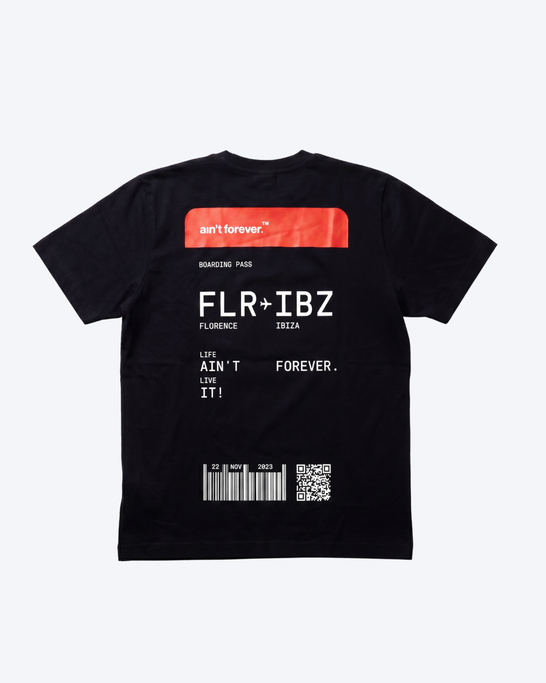 OVERSIZED FIT: BOARDING PASS T-SHIRT