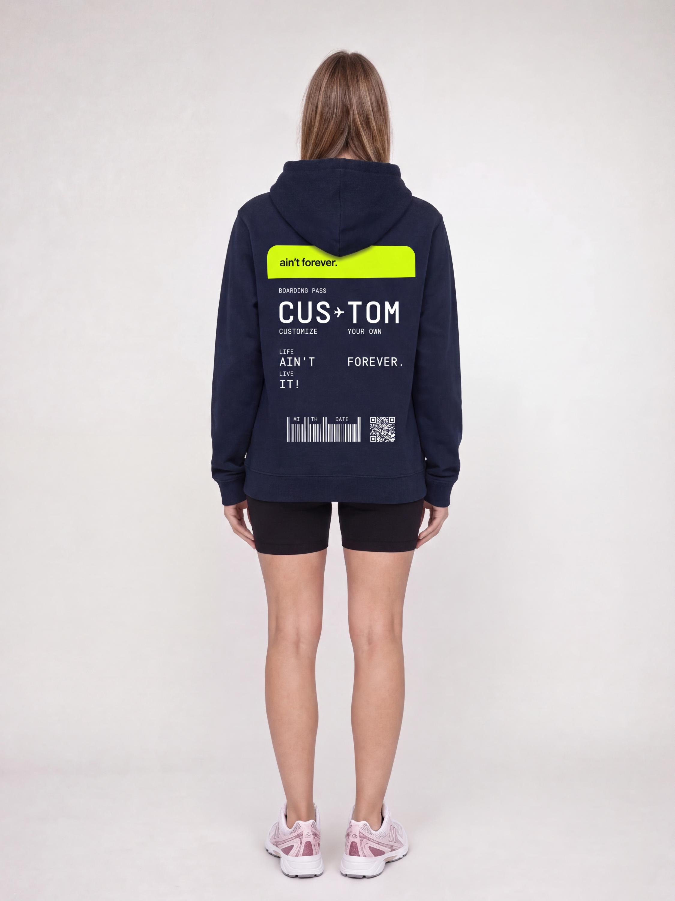 THE ORIGINAL BOARDING PASS HOODIE