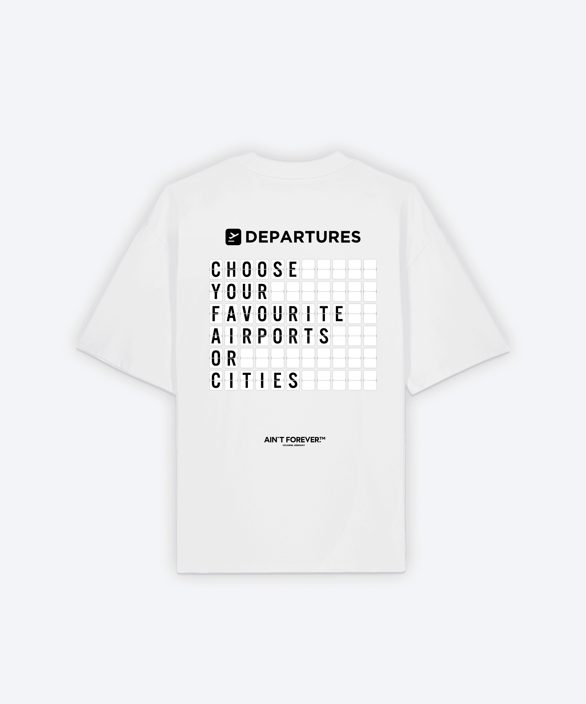 DEPARTURES T-SHIRT
