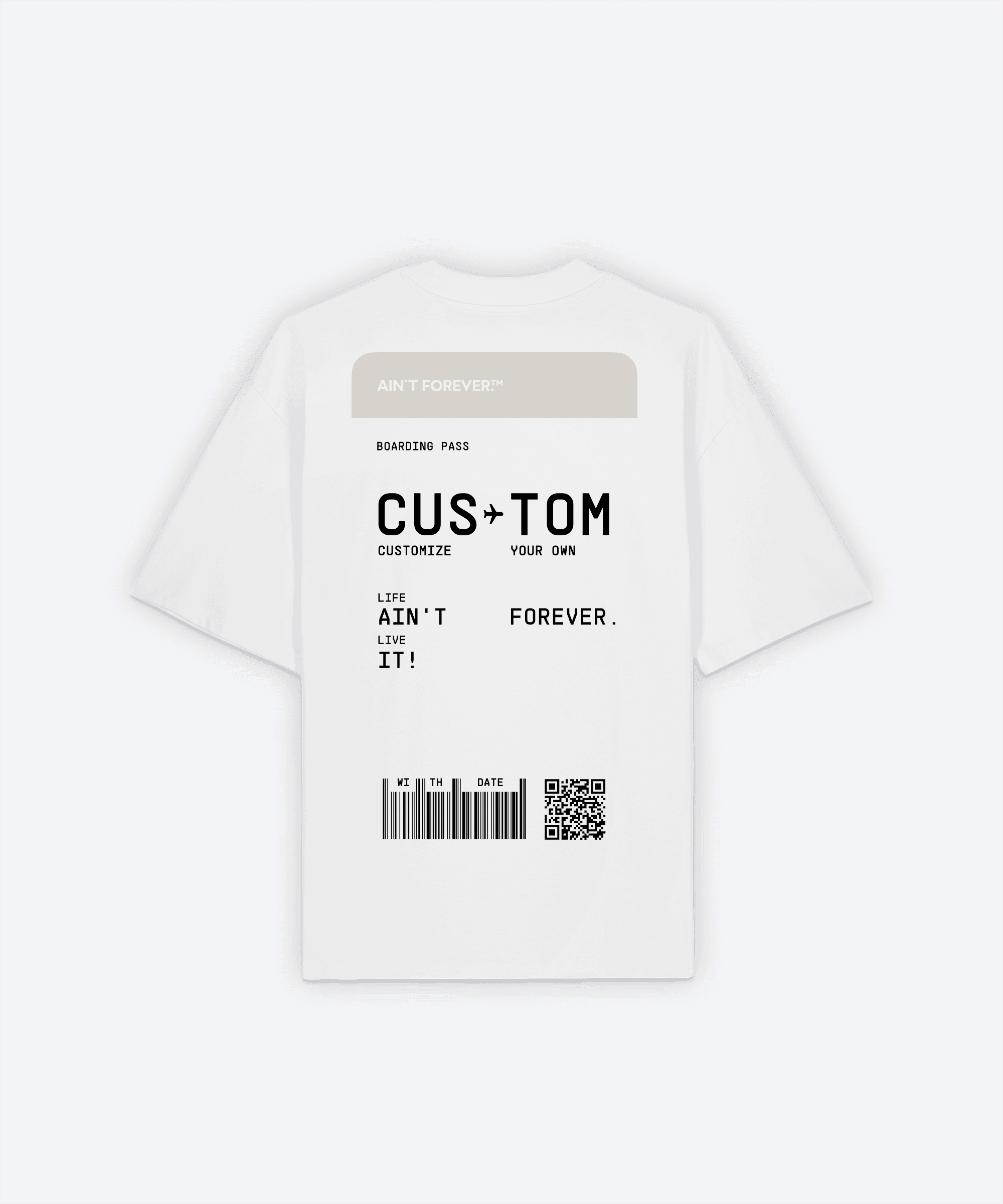 BOARDING PASS T-SHIRT