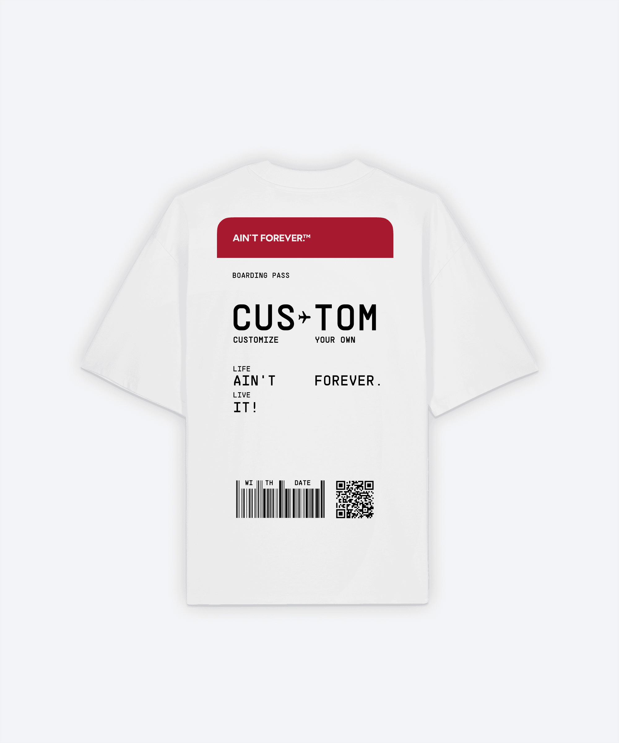 BOARDING PASS T-SHIRT