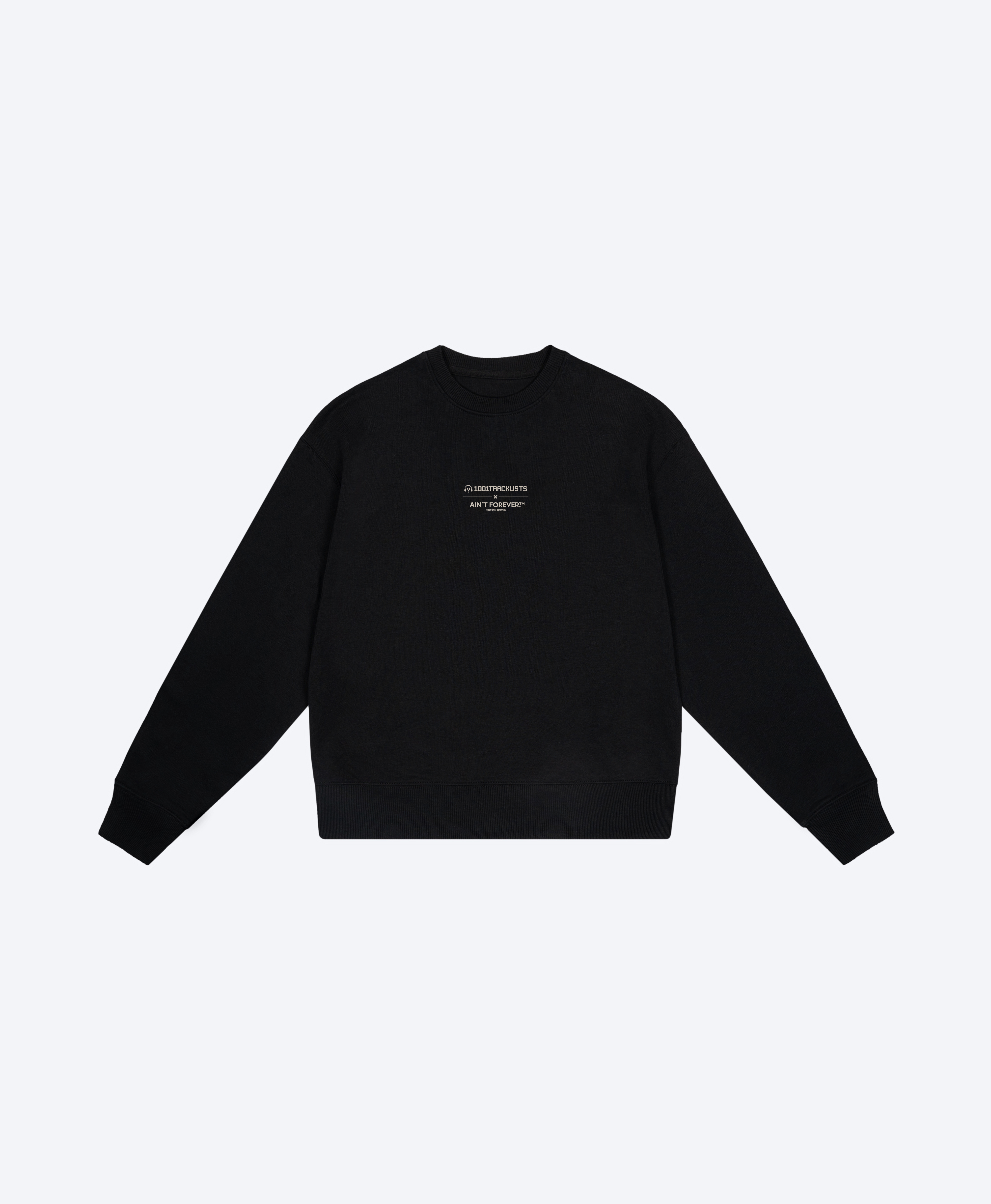 THE BPM SWEATSHIRT (BLACK / GREY / 1001TRACKLISTS)