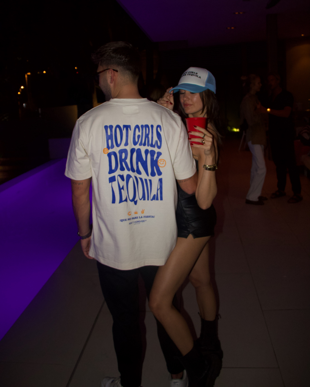 THE HOT GIRLS DRINK TEQUILA T-SHIRT