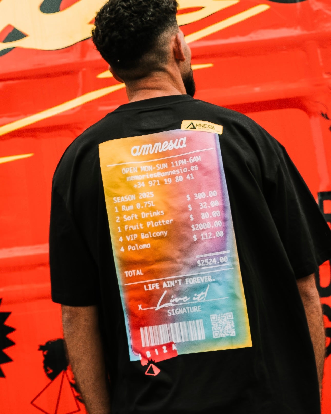 THE AMNESIA NIGHT OUT T-SHIRT (LIMITED EDITION)
