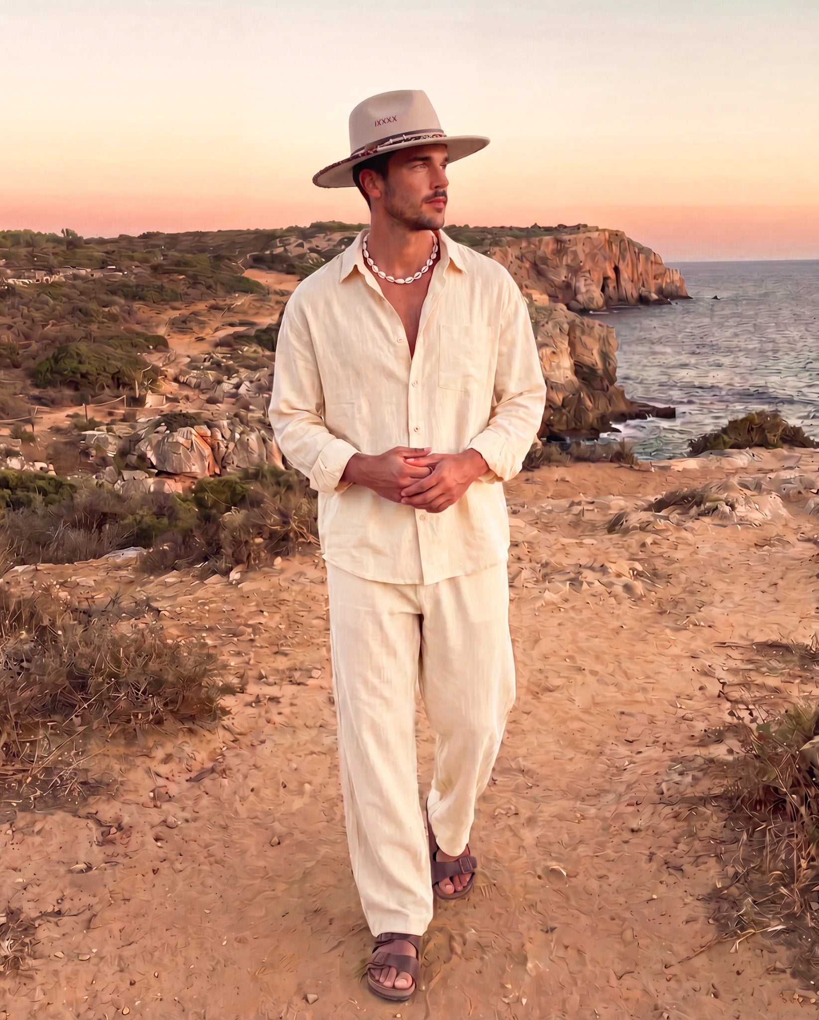 THE AF. BOHO HAT (SAND)