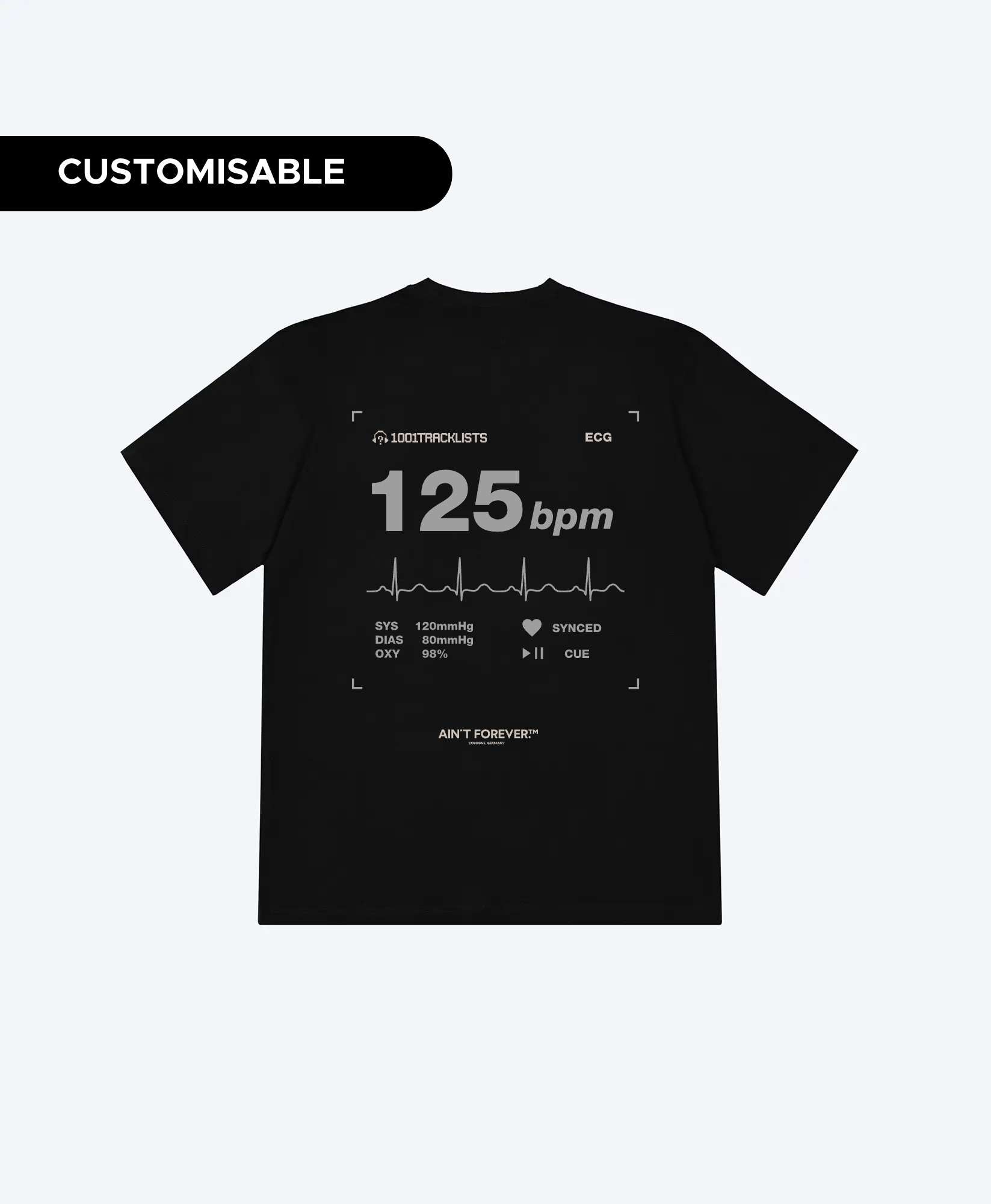 THE BPM T-SHIRT (1001TRACKLISTS)
