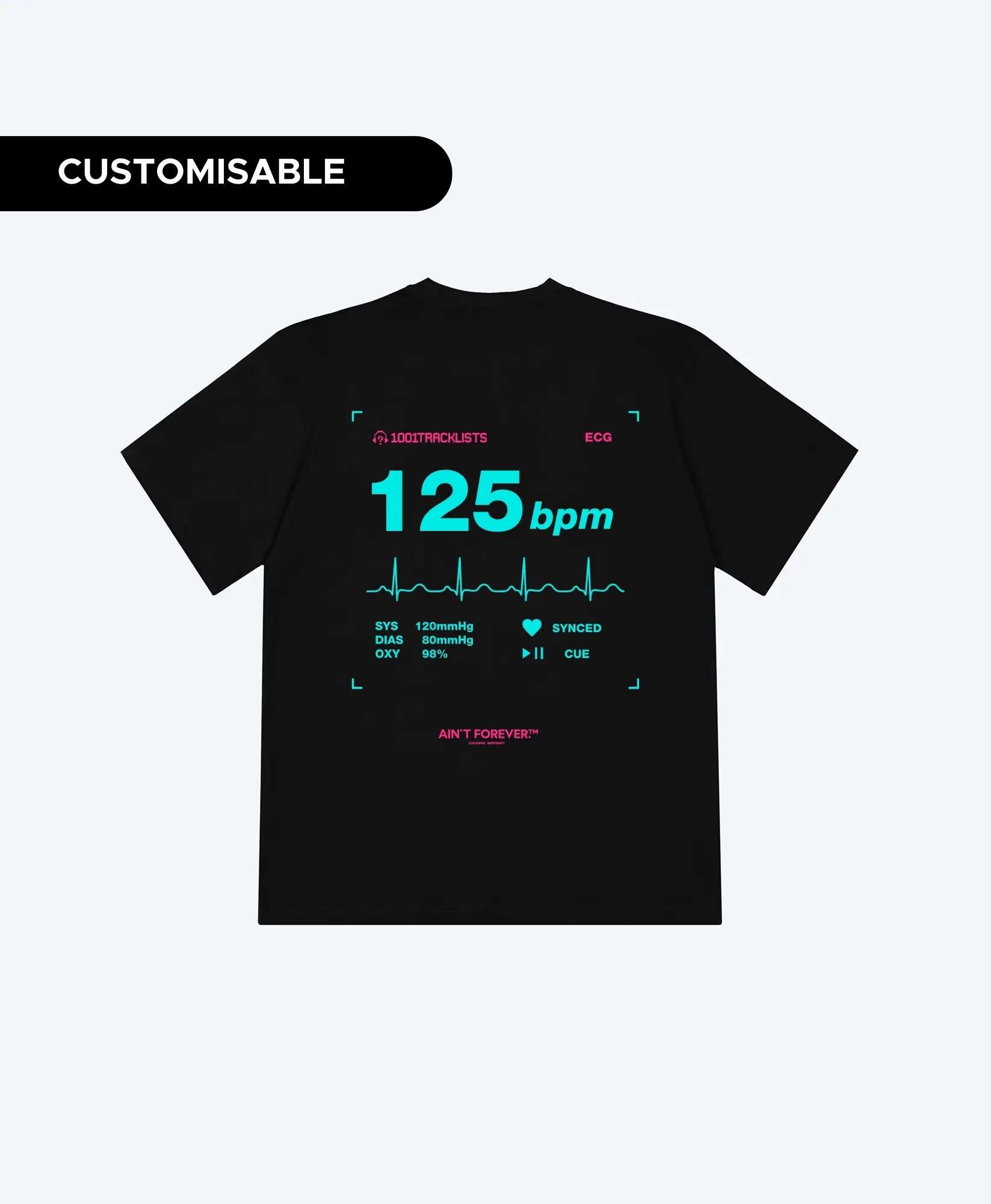 THE BPM T-SHIRT (1001TRACKLISTS)