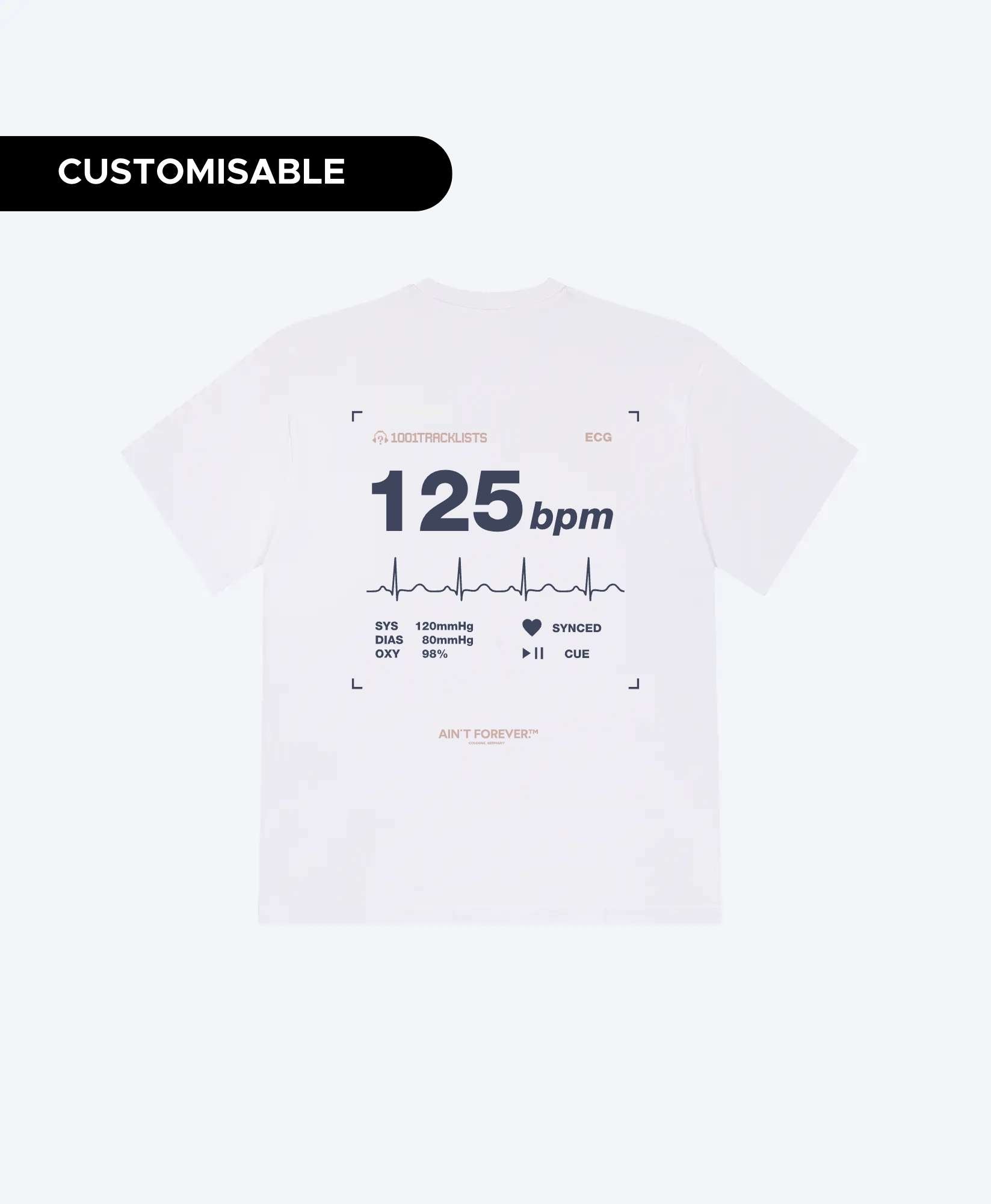 THE BPM T-SHIRT (1001TRACKLISTS)