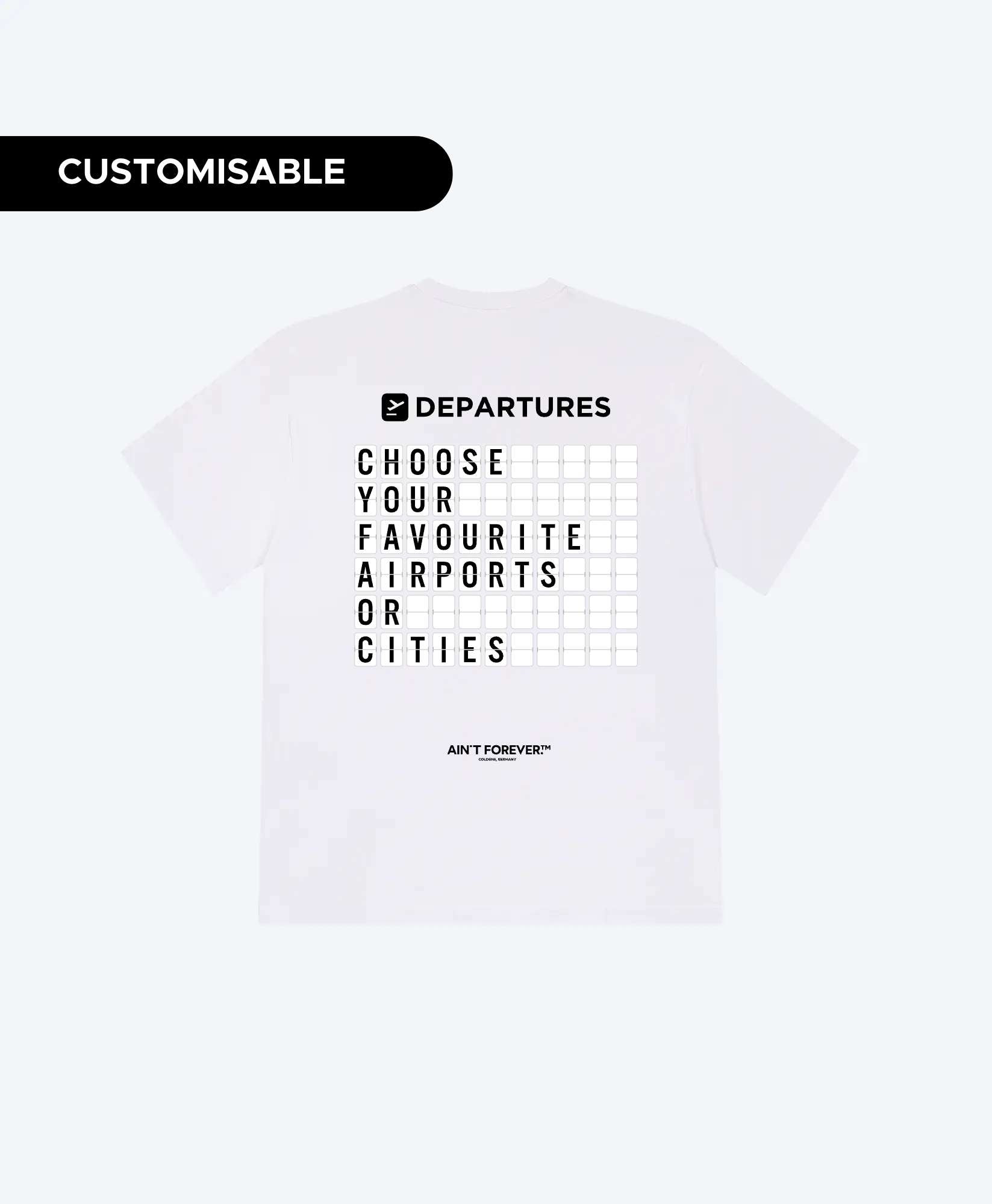 THE DEPARTURES T-SHIRT