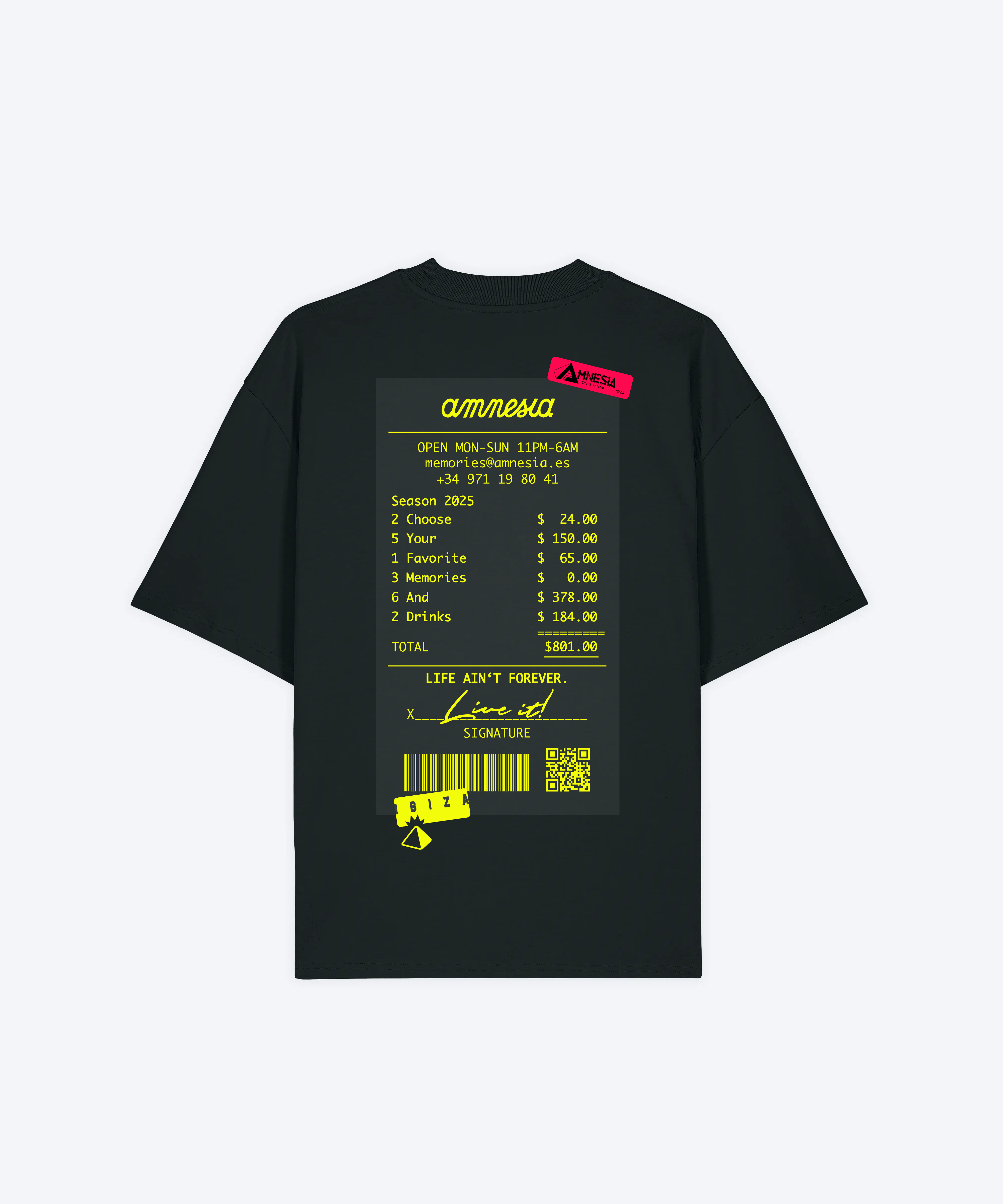 THE AMNESIA NIGHT OUT T-SHIRT