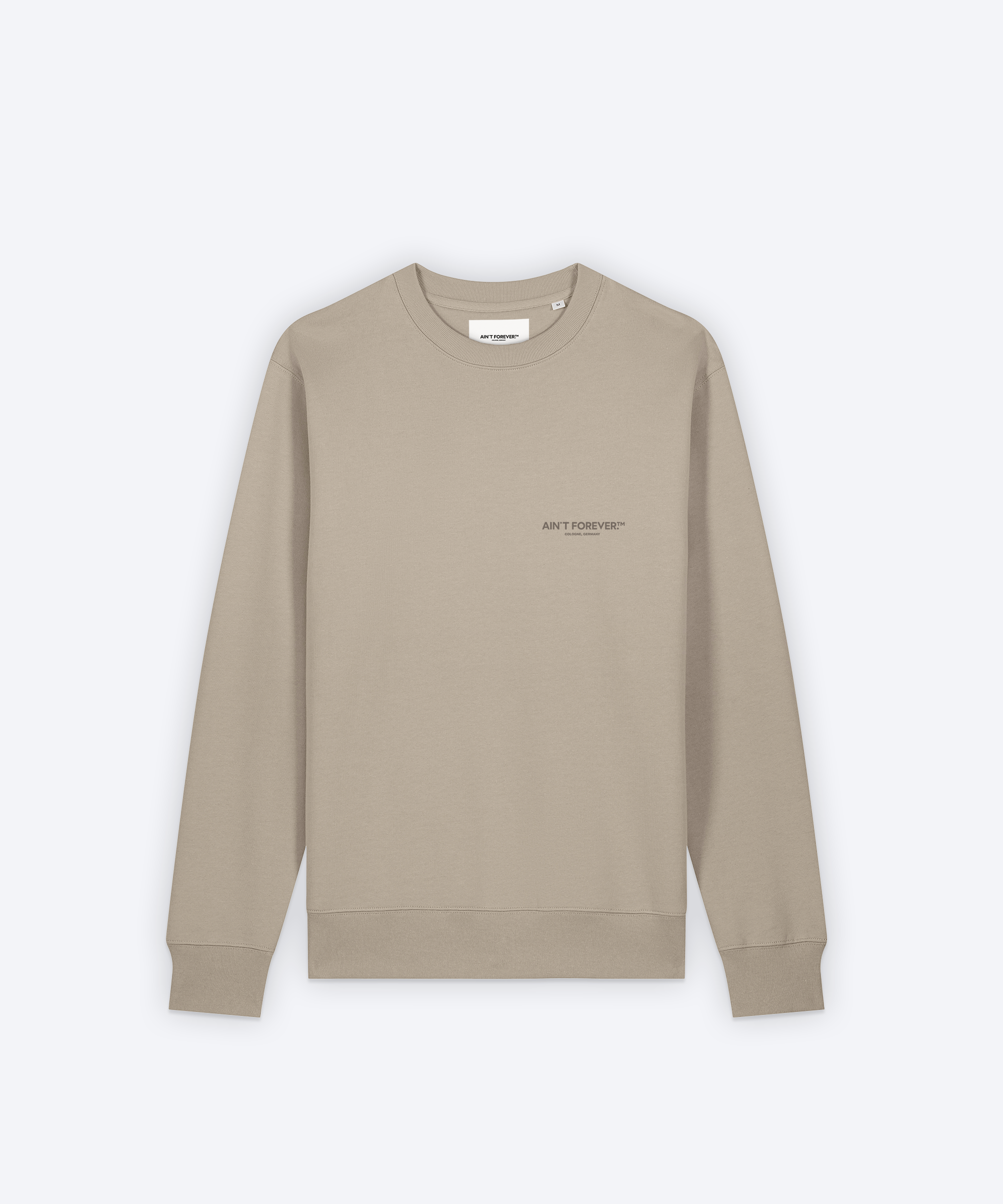 THE ESSENTIAL SWEATSHIRT (STONE/SANDSTONE)