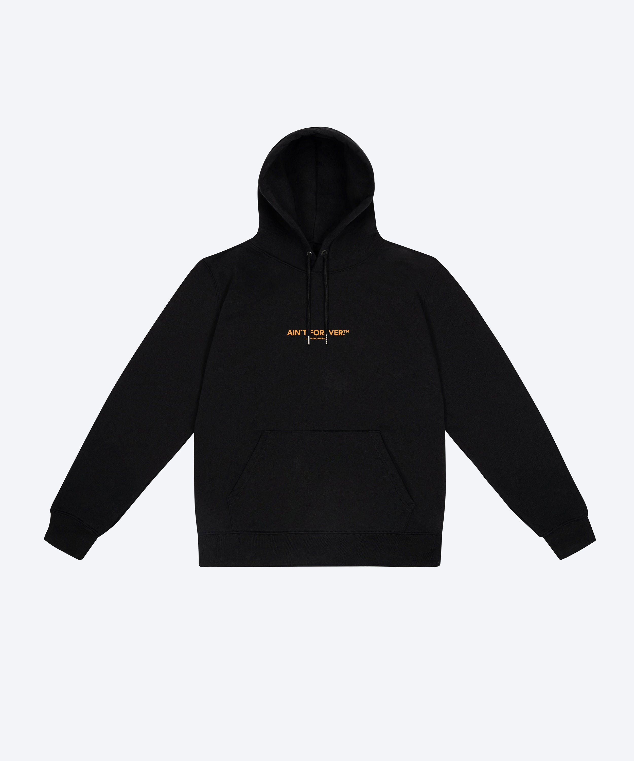 THE DEPARTURES HOODIE (BLACK / ORANGE)