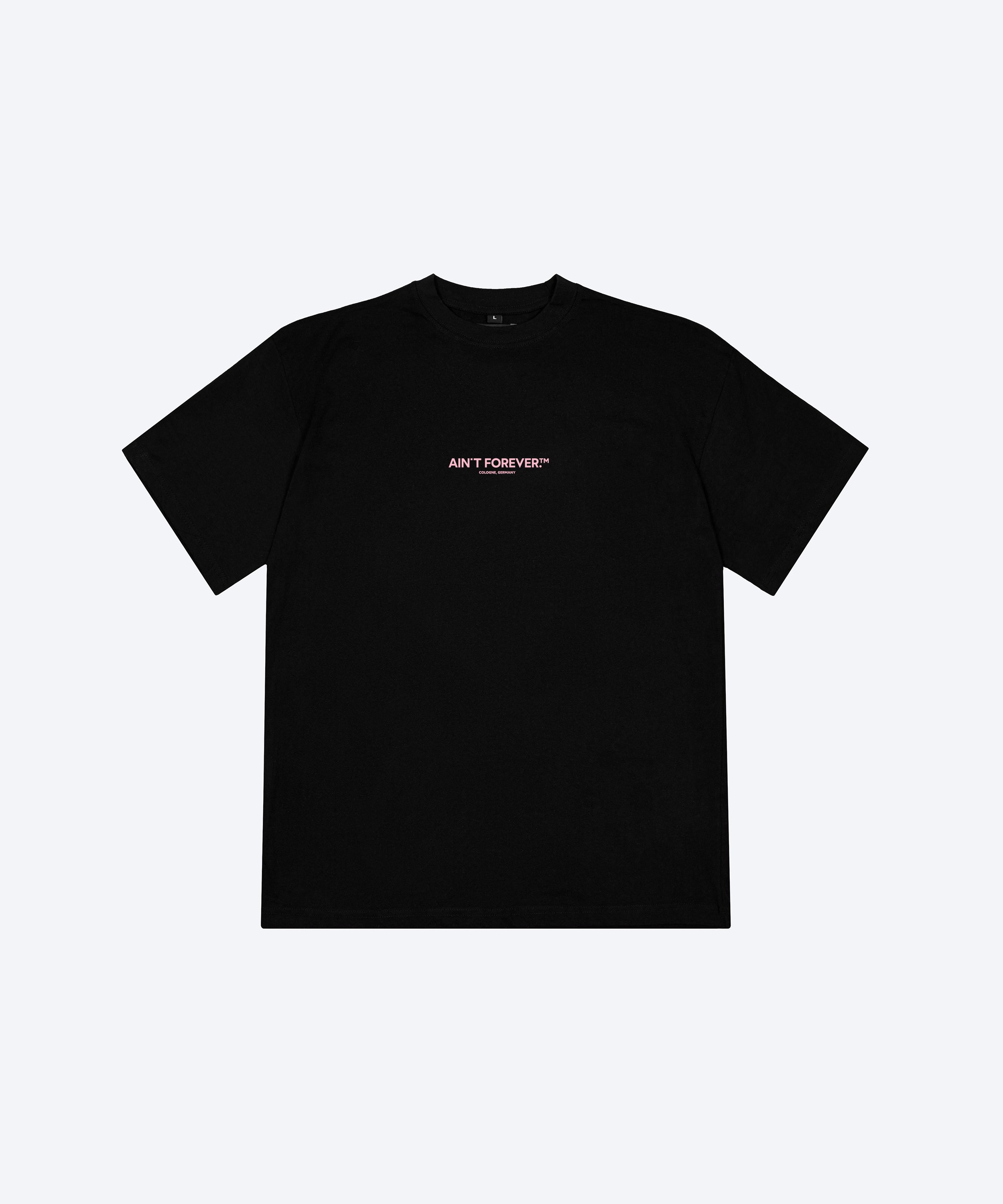 THE DEPARTURES T-SHIRT (BLACK / ROSÉ)