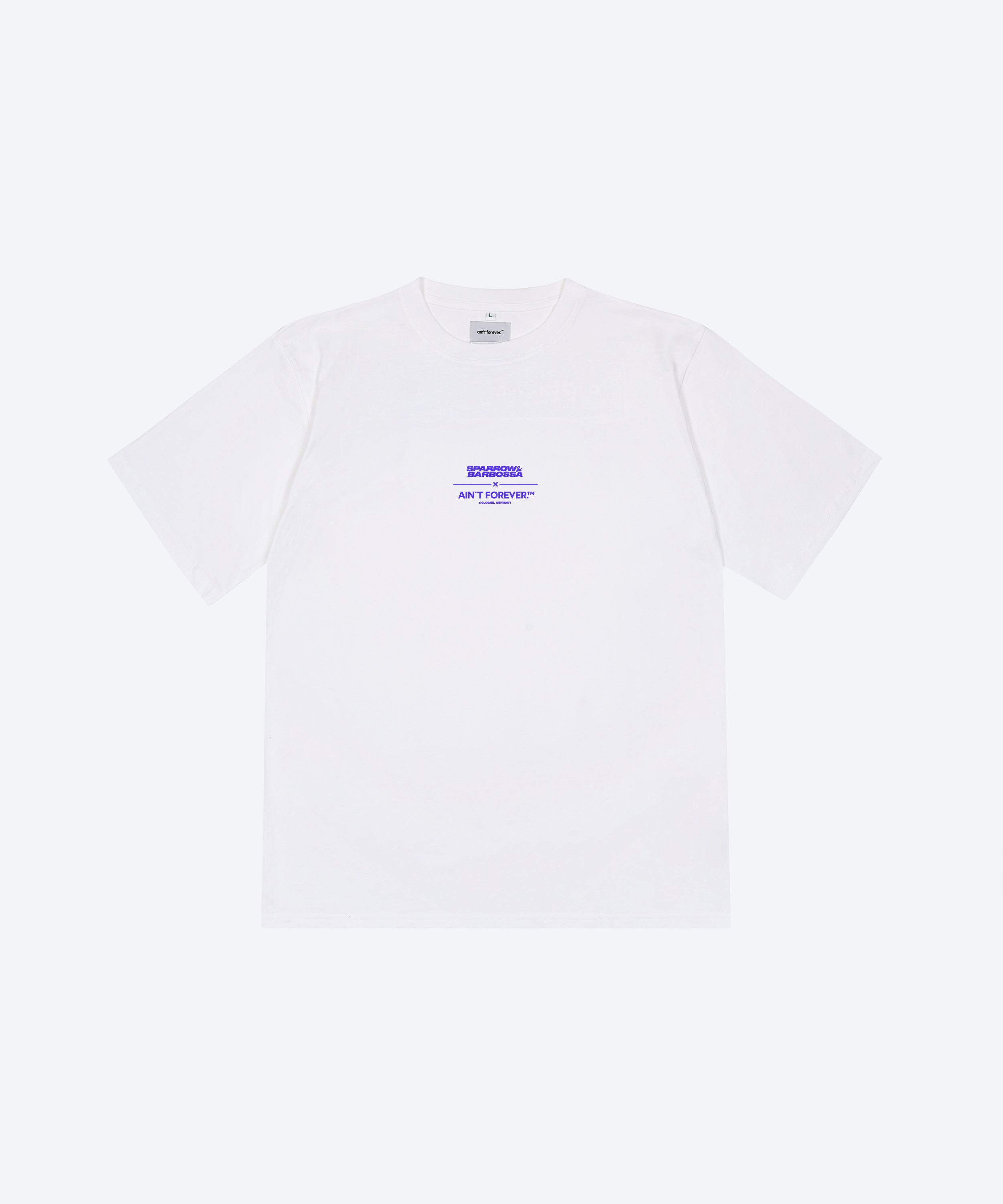 THE BACKSTAGE T-SHIRT CONFIGURATOR (WHITE / SPARROW & BARBOSSA)