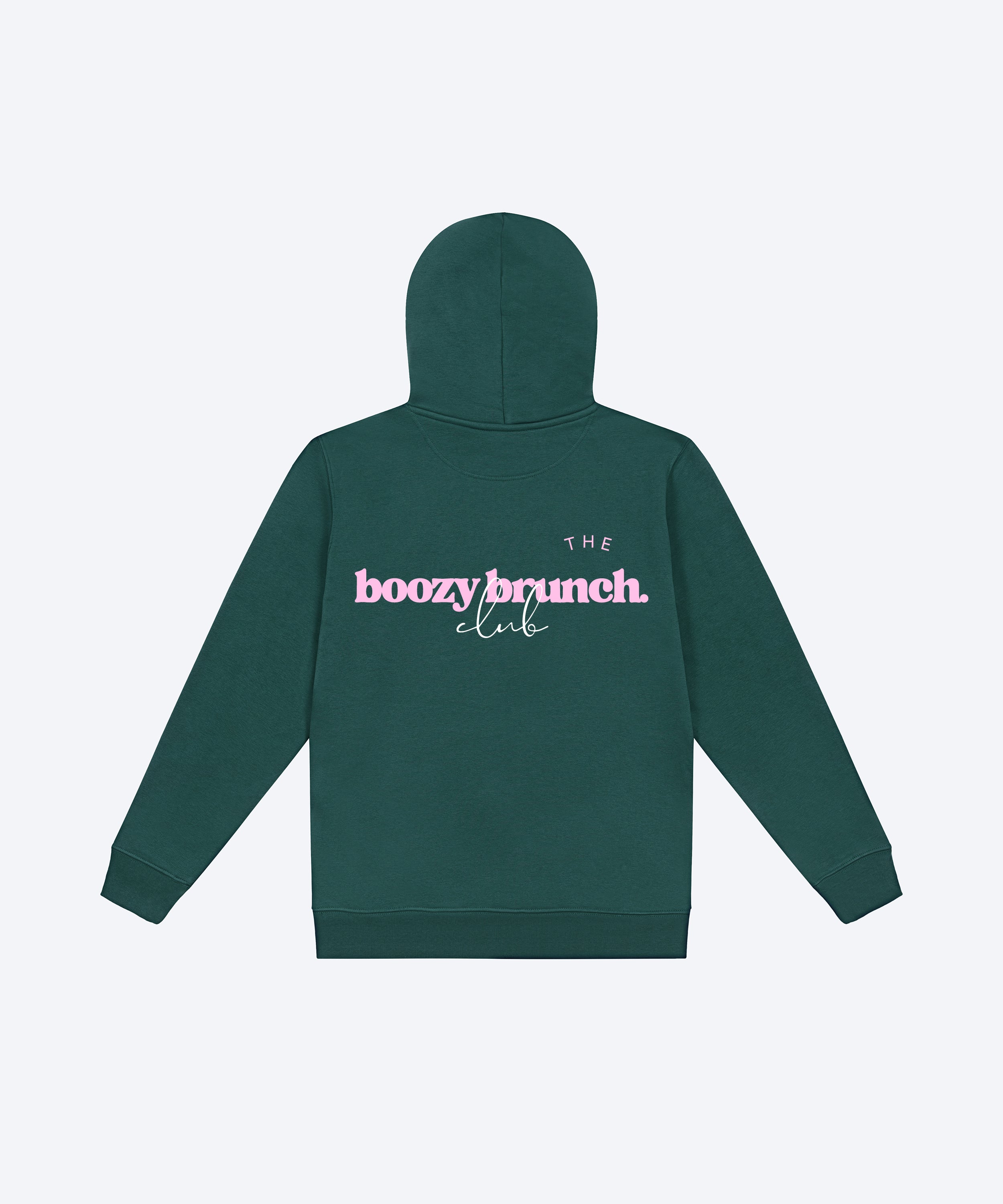 THE BOOZY BRUNCH CLUB HOODIE (GLAZED GREEN)