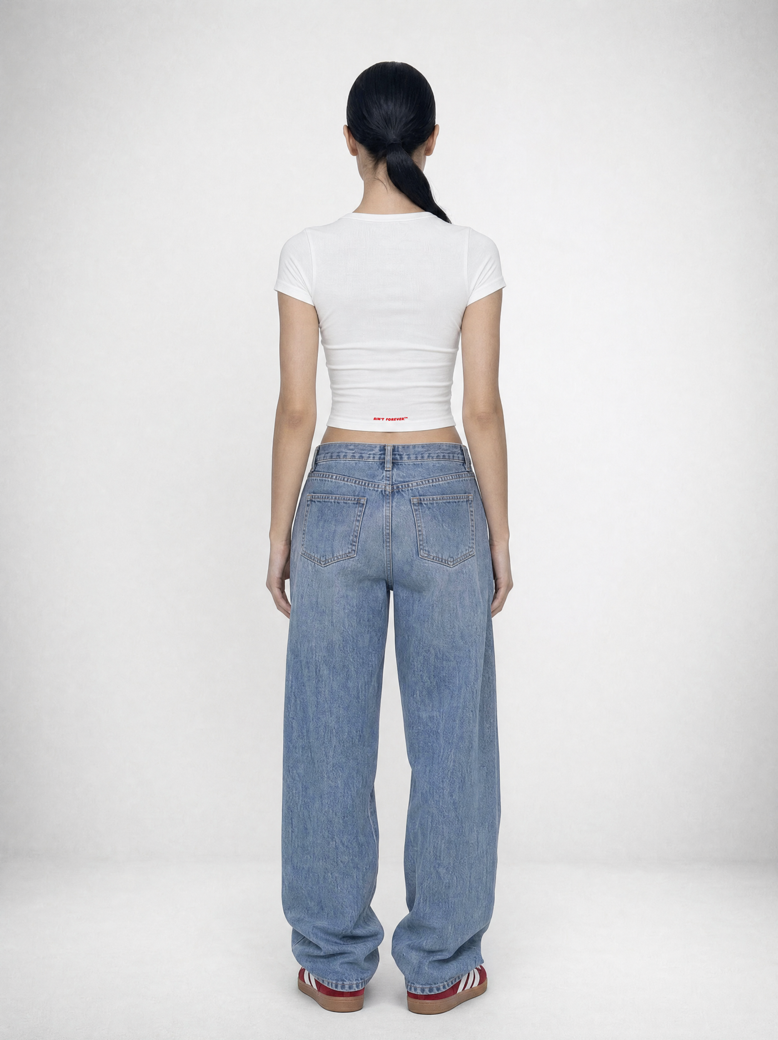 HOW'S THE VIEW? CROPPED TEE