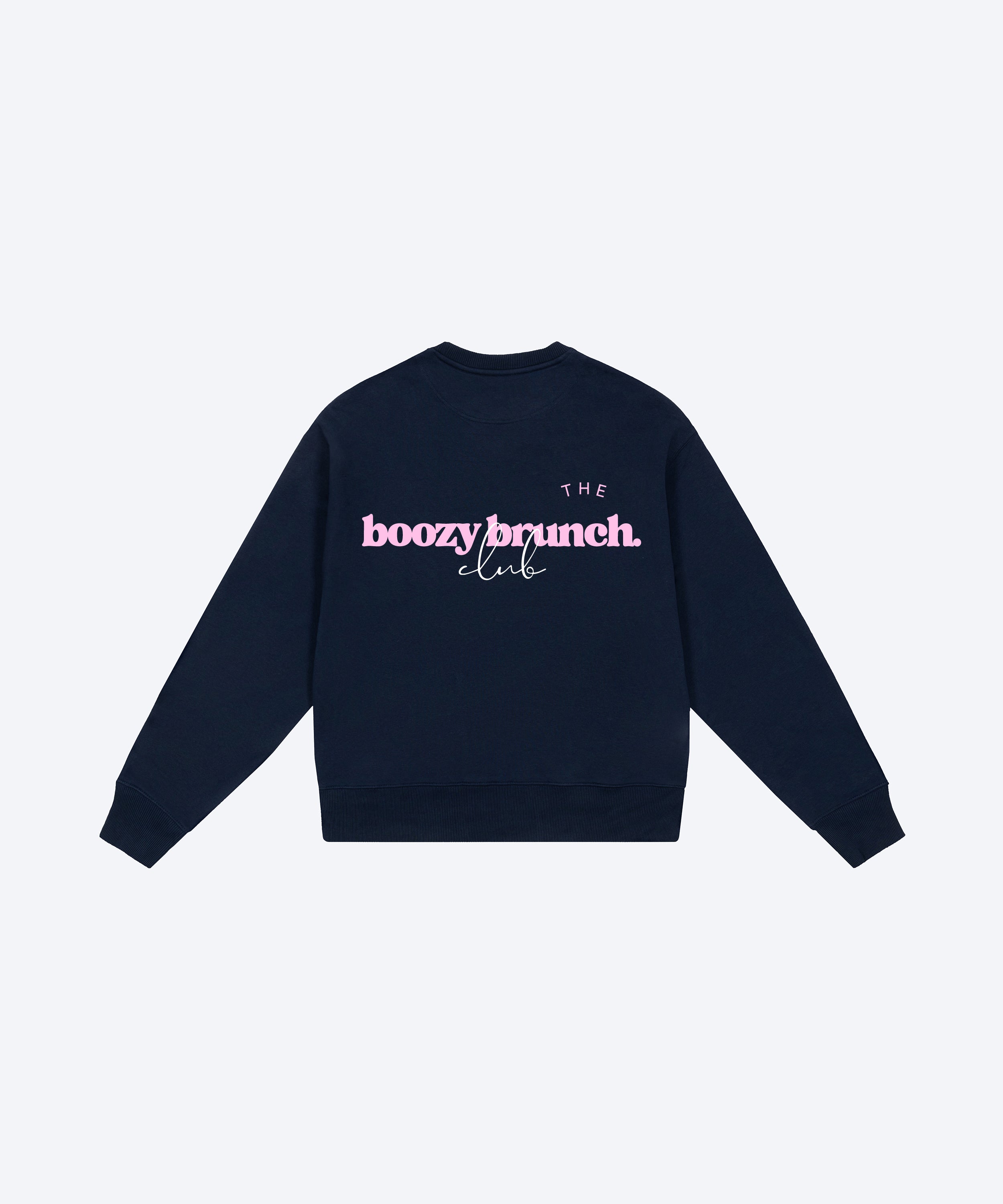 THE BOOZY BRUNCH CLUB SWEATSHIRT (NAVY)