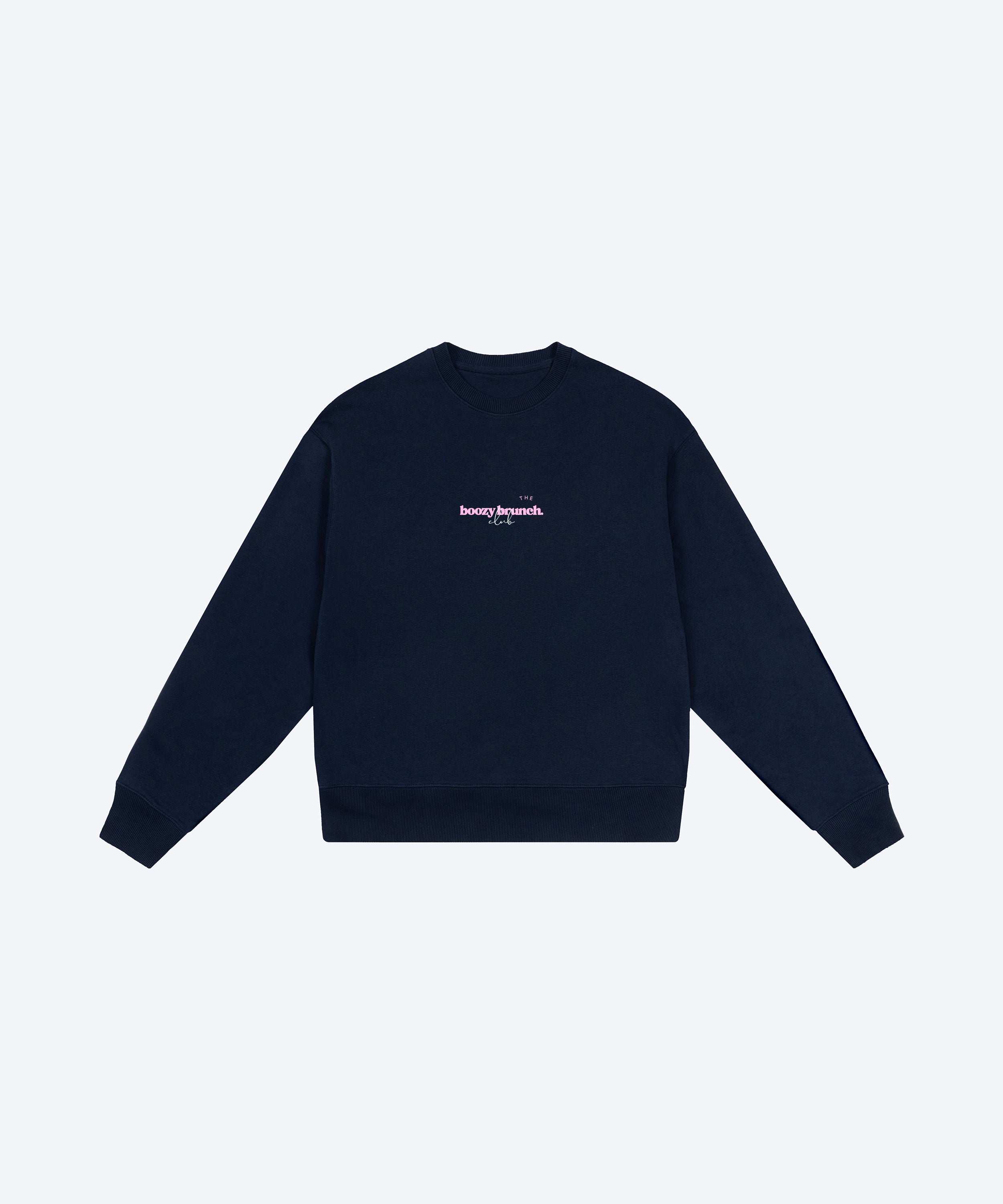 THE BOOZY BRUNCH CLUB SWEATSHIRT (NAVY)