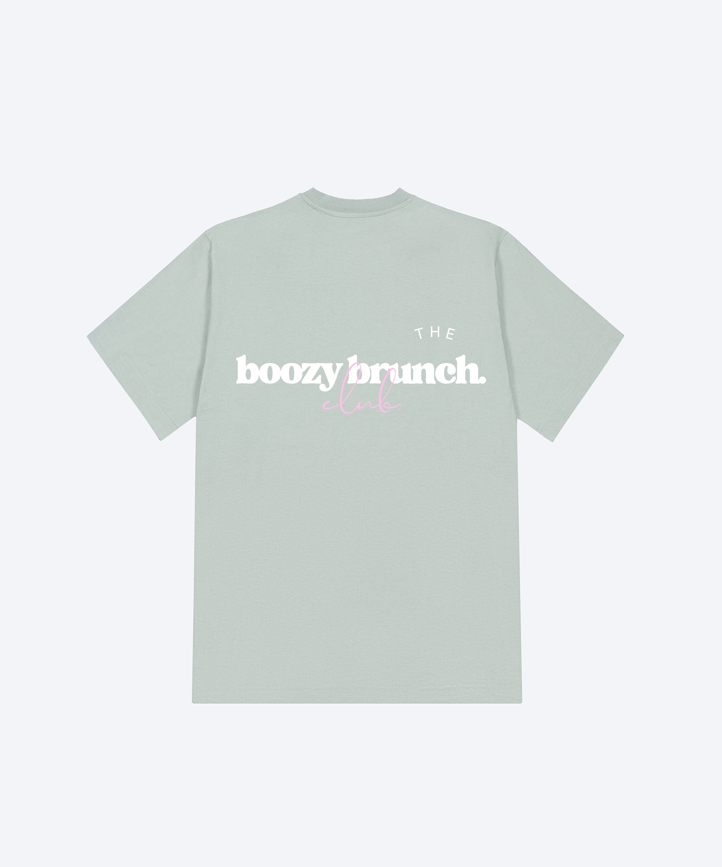 THE BOOZY BRUNCH CLUB T-SHIRT (ALOE)