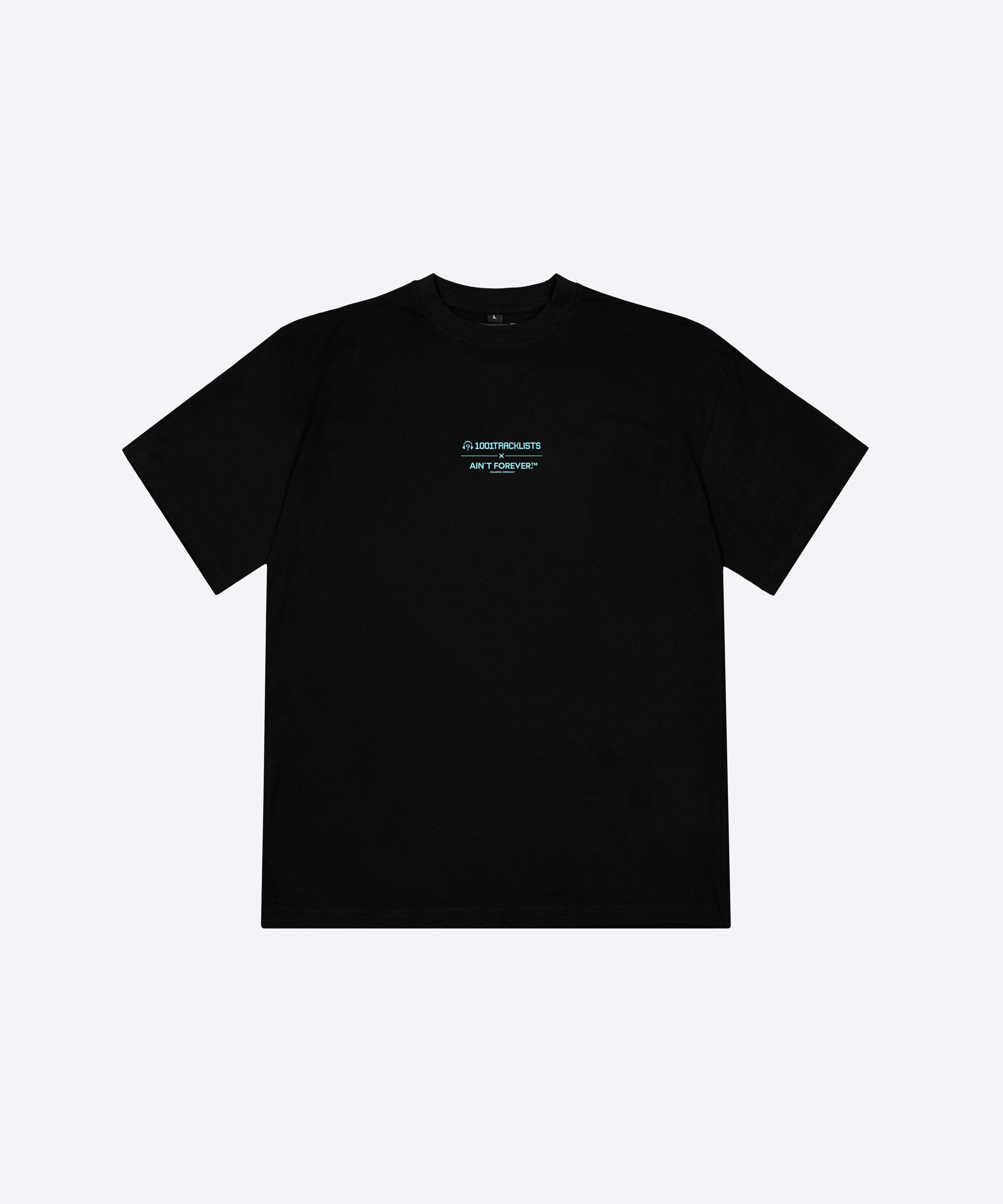 THE BPM T-SHIRT (BLACK / ORANGE / 1001TRACKLISTS)