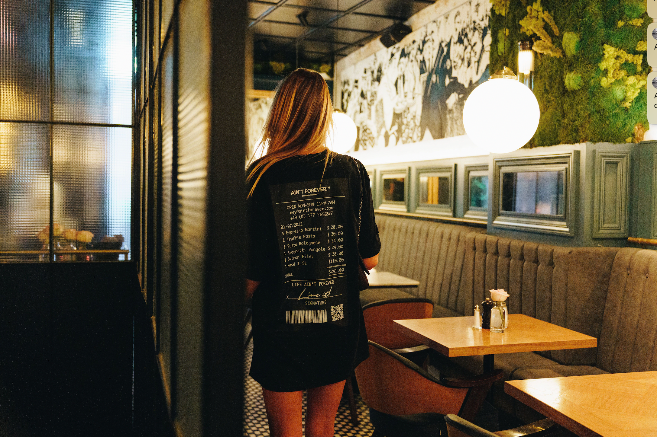 THE NIGHT OUT T-SHIRT (BLACK/BLACK)