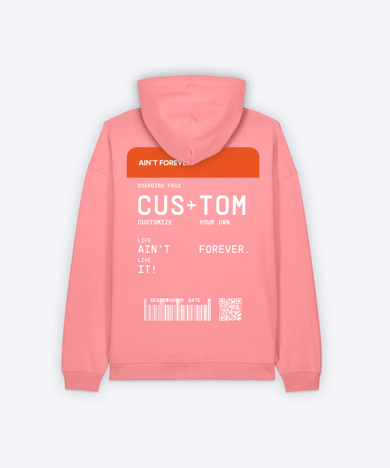 BOARDING PASS HOODIE
