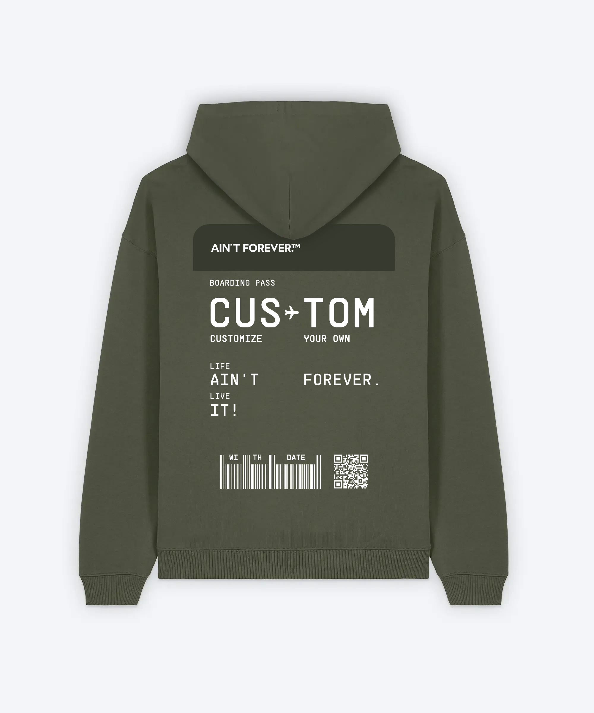 THE BOARDING PASS HOODIE