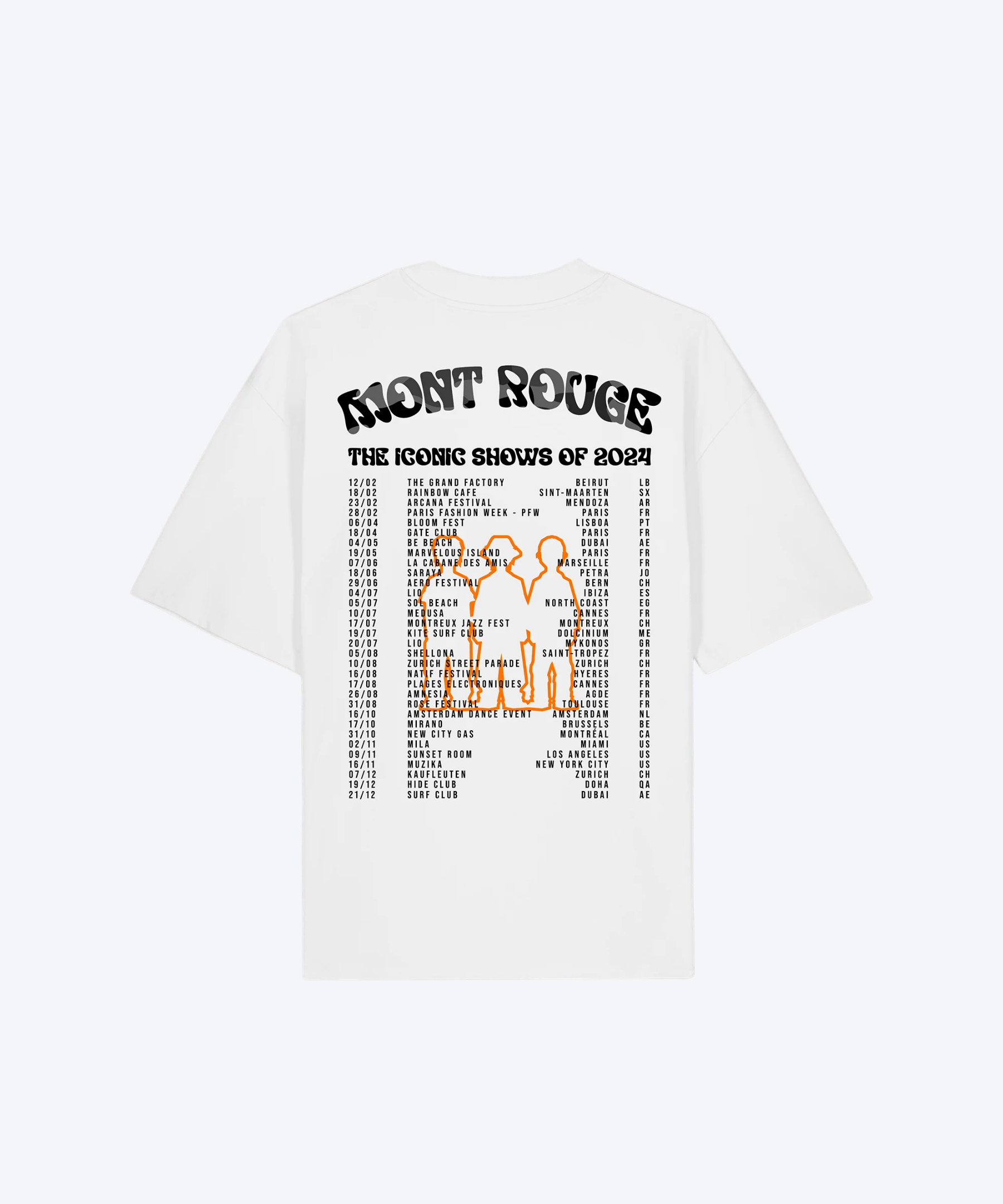 THE ICONIC SHOWS 2024 T-SHIRT (MONT ROUGE)