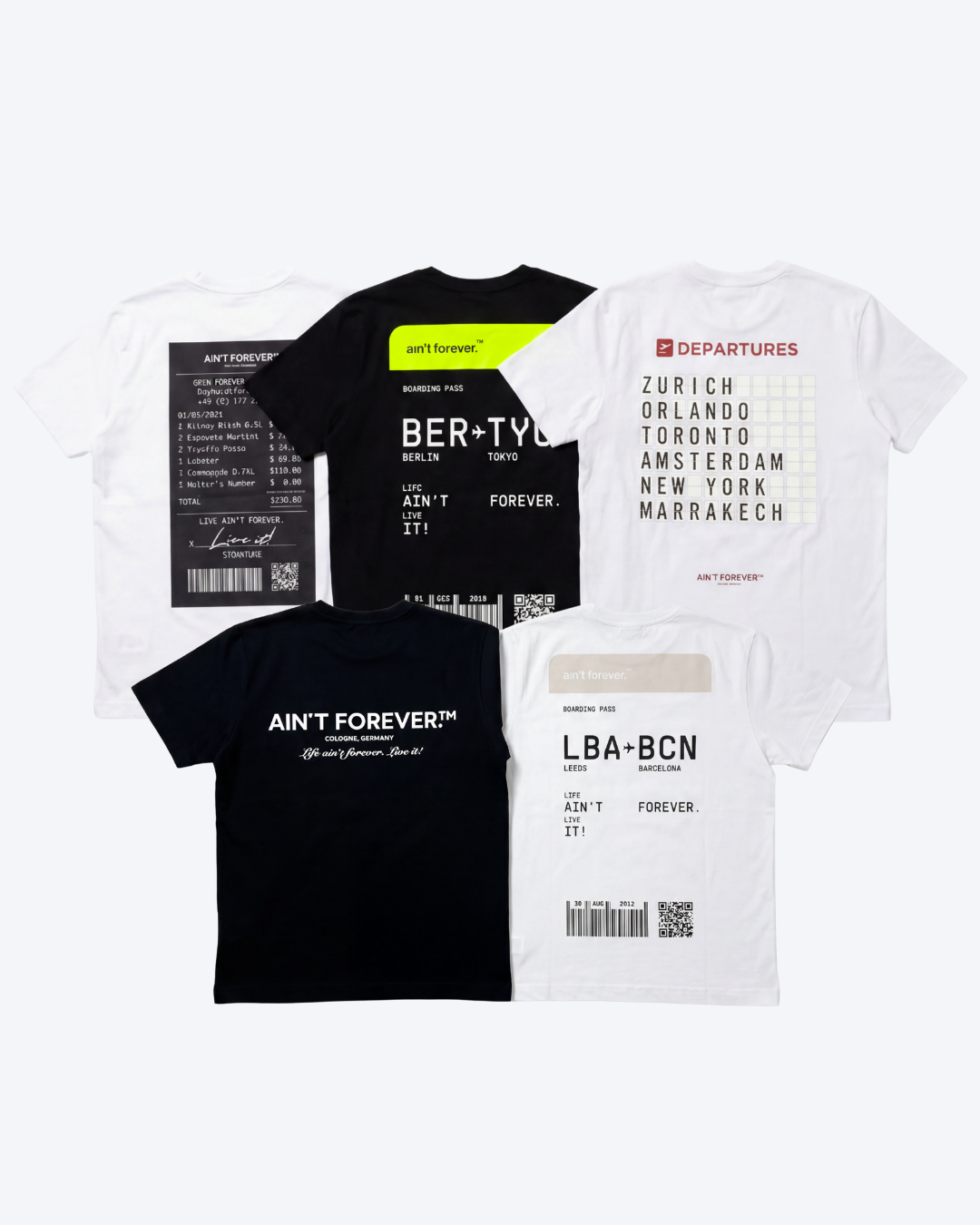 5 PIECES - ARCHIVE TEE BUNDLE (OVERSIZED FIT)