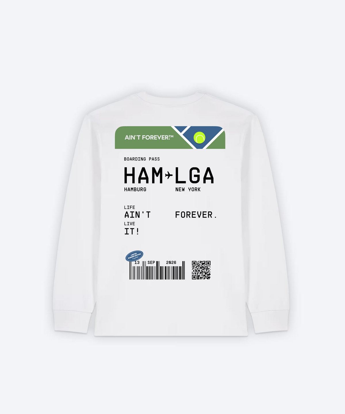 BOARDING PASS (LIMITED TENNIS COURT EDITION)