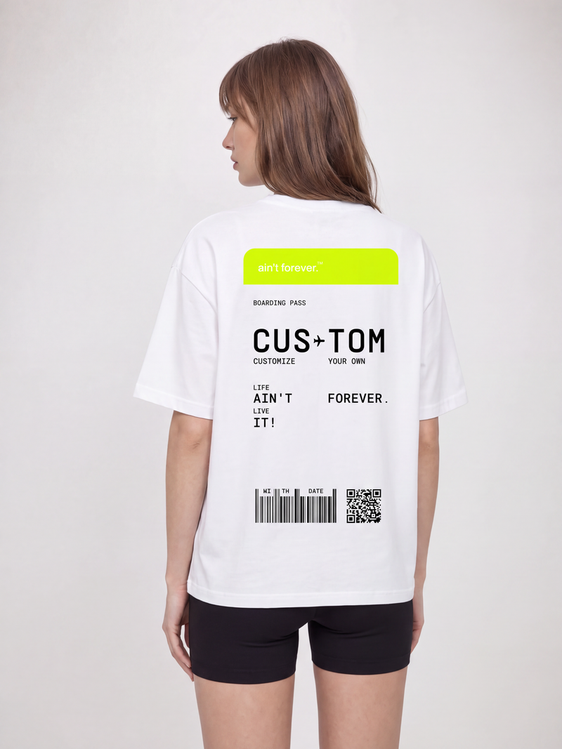 THE ORIGINAL BOARDING PASS T-SHIRT