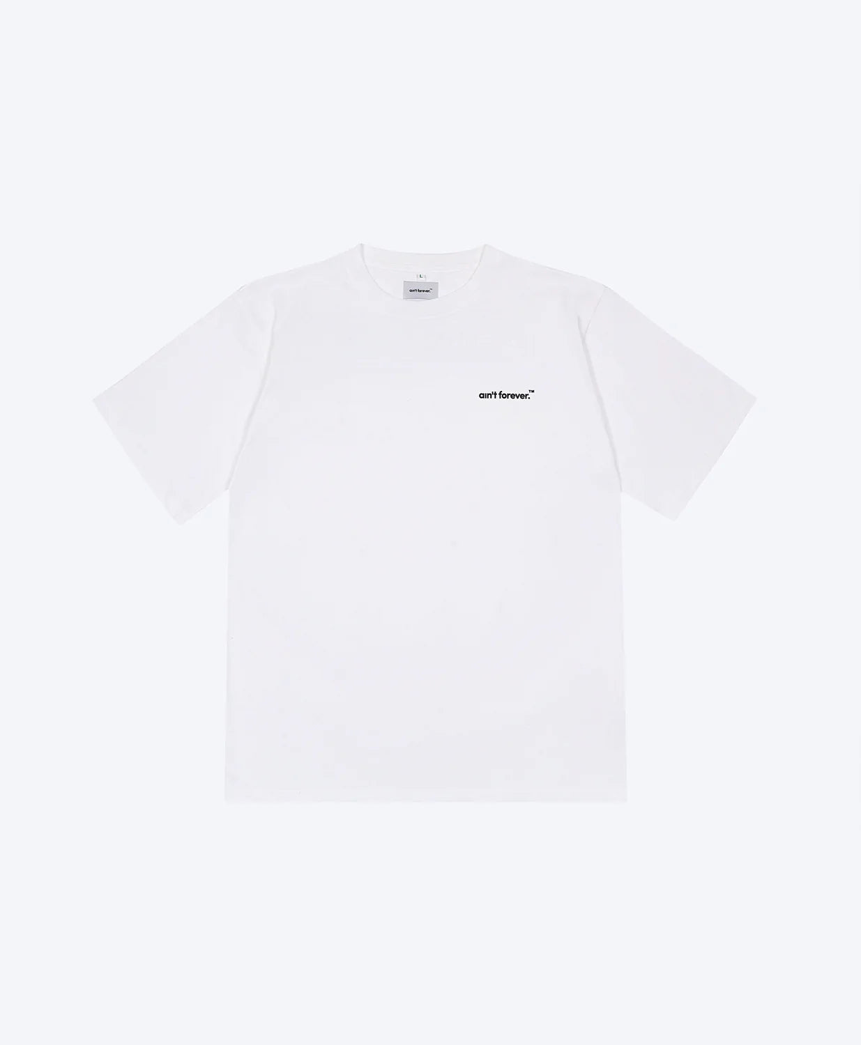 THE BOARDING PASS T-SHIRT (WHITE / OLD ROSE / GREEN)
