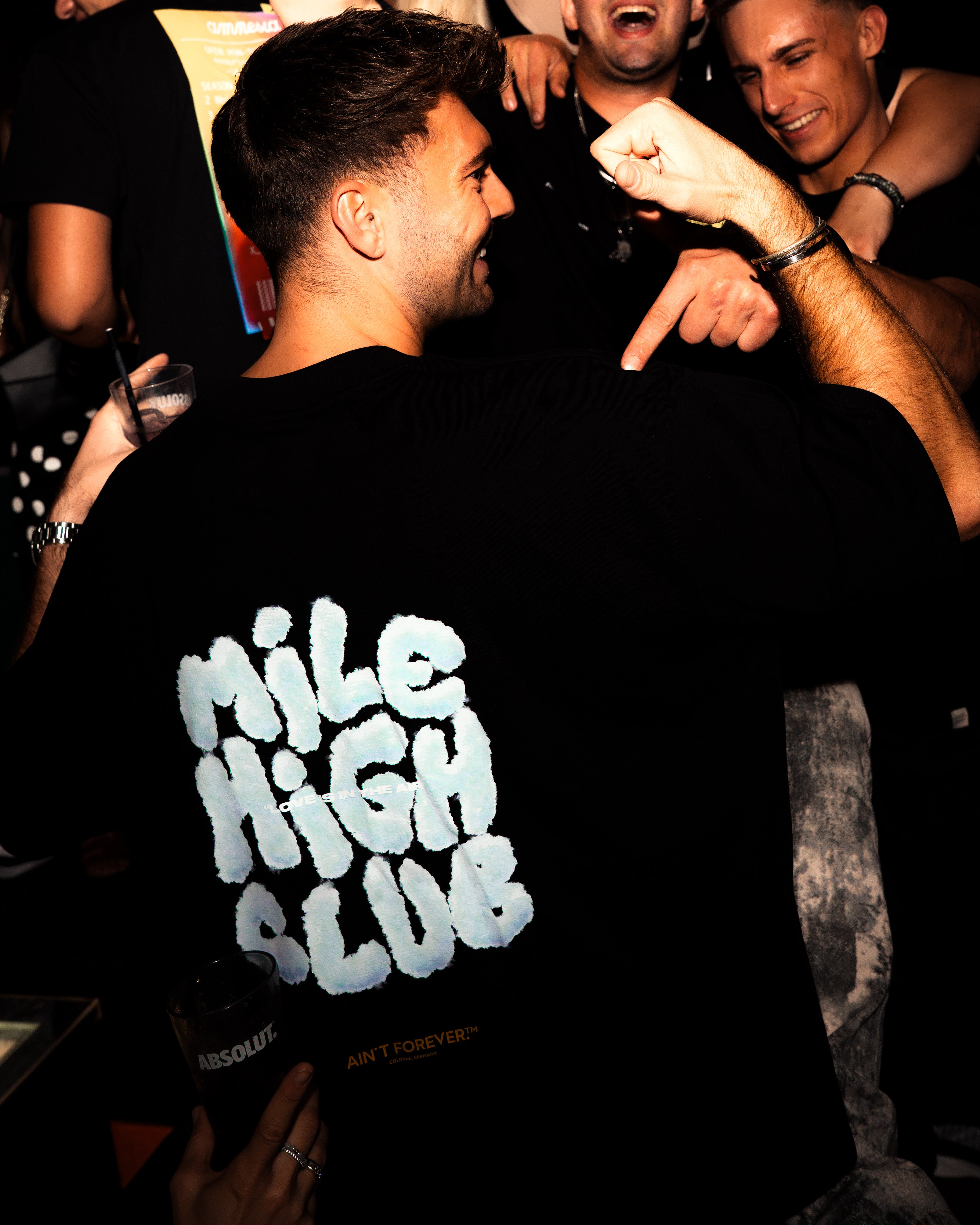 THE MILE HIGH CLUB T-SHIRT (BLACK)