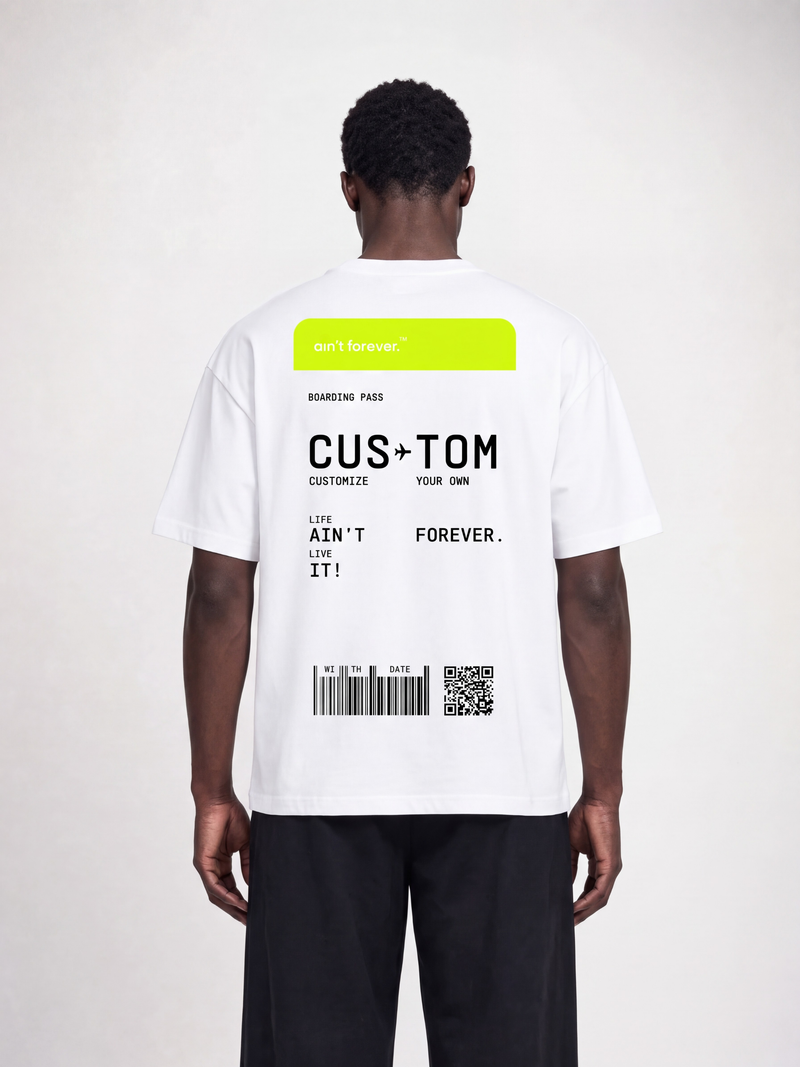 THE ORIGINAL BOARDING PASS T-SHIRT