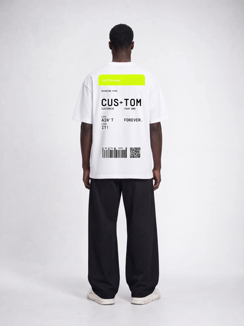 THE ORIGINAL BOARDING PASS T-SHIRT