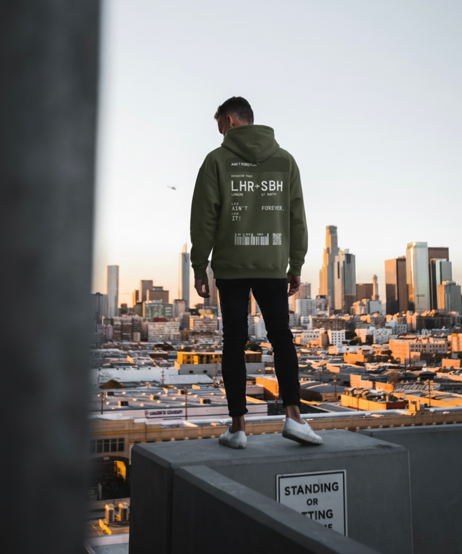 THE BOARDING PASS HOODIE