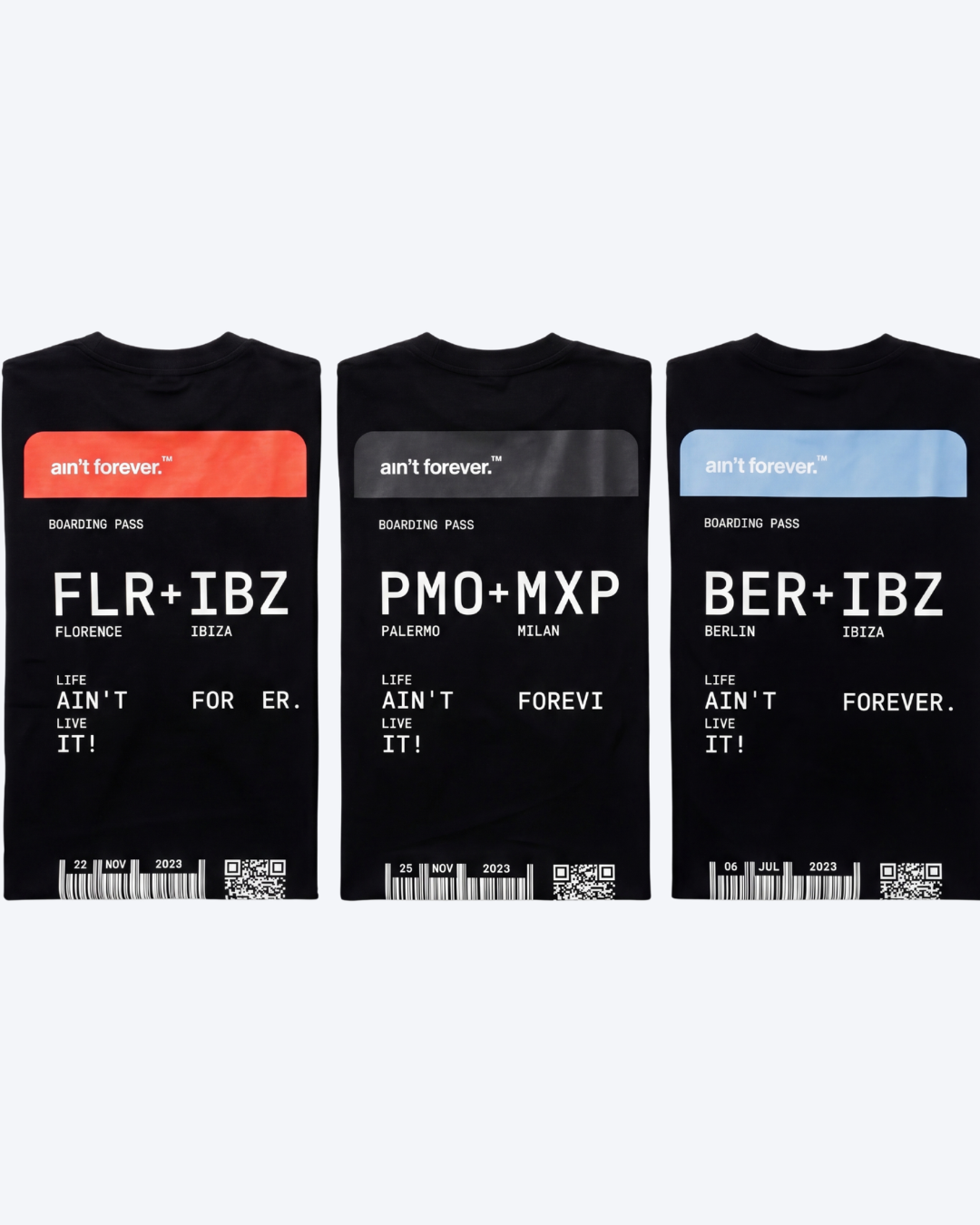 OVERSIZED FIT: BOARDING PASS T-SHIRT
