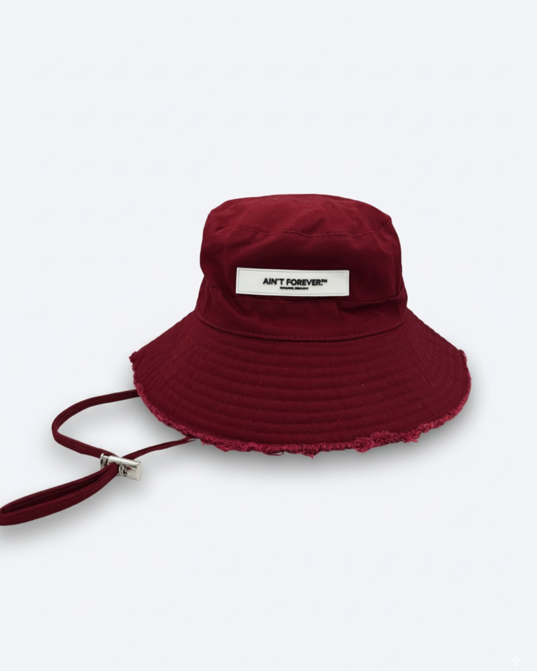 THE ESSENTIAL BUCKET HAT (BURGUNDY)