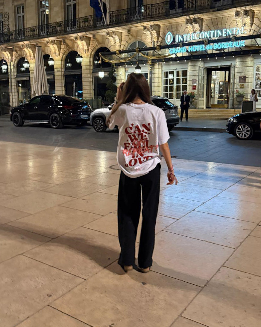 CAN WE FALL IN LOVE ON REPEAT T-SHIRT (MOONBOOTICA)