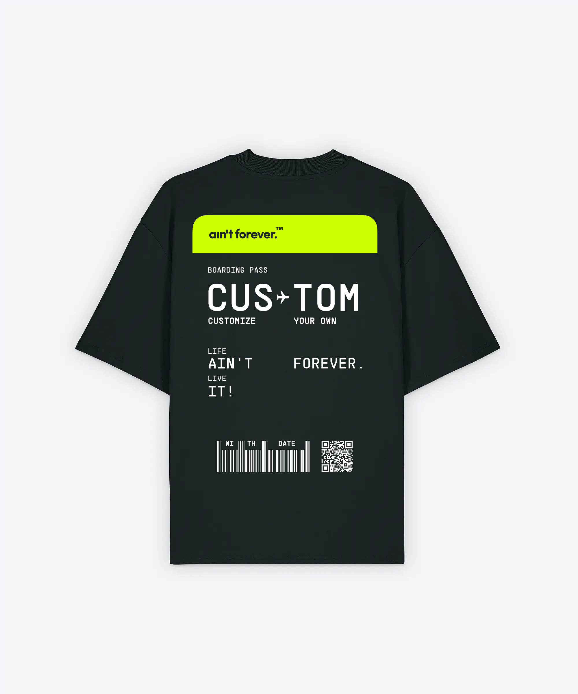 THE ORIGINAL BOARDING PASS T-SHIRT