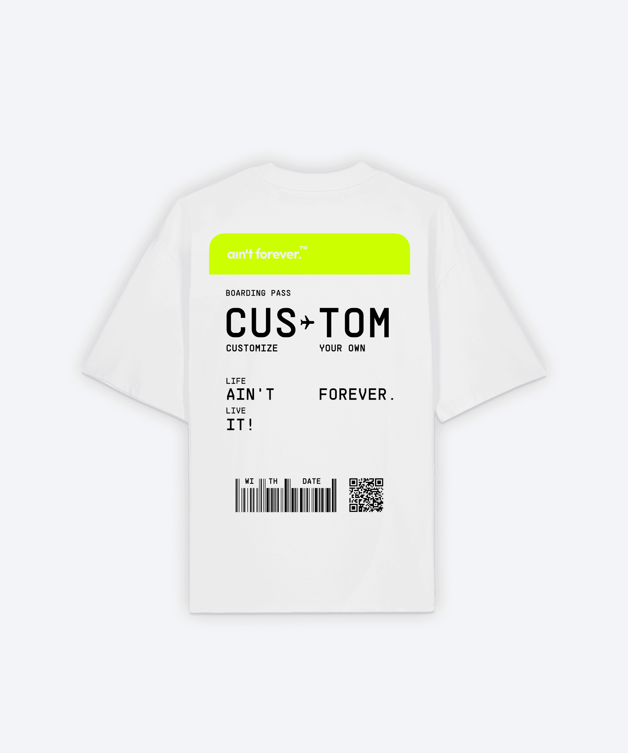 THE ORIGINAL BOARDING PASS T-SHIRT
